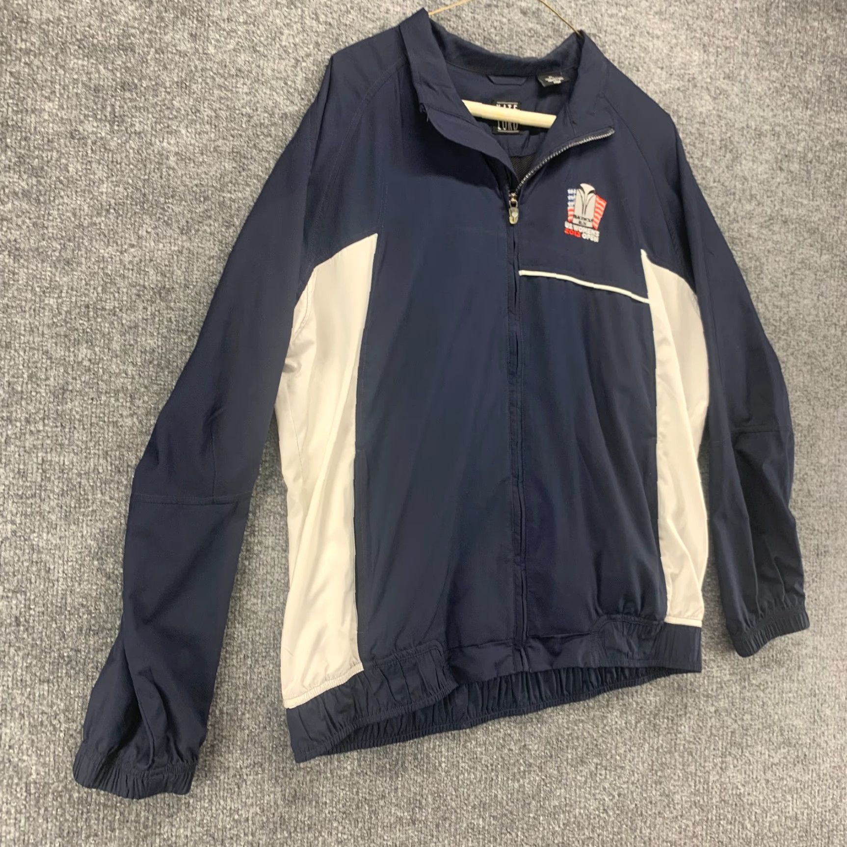 Vintage Kate Lord Jacket Womens XL Blue Windbreaker US 2012 Open Active Full Zip Lined Polyester Size XL / US 12-14 / IT 48-50 - 2 Thumbnail