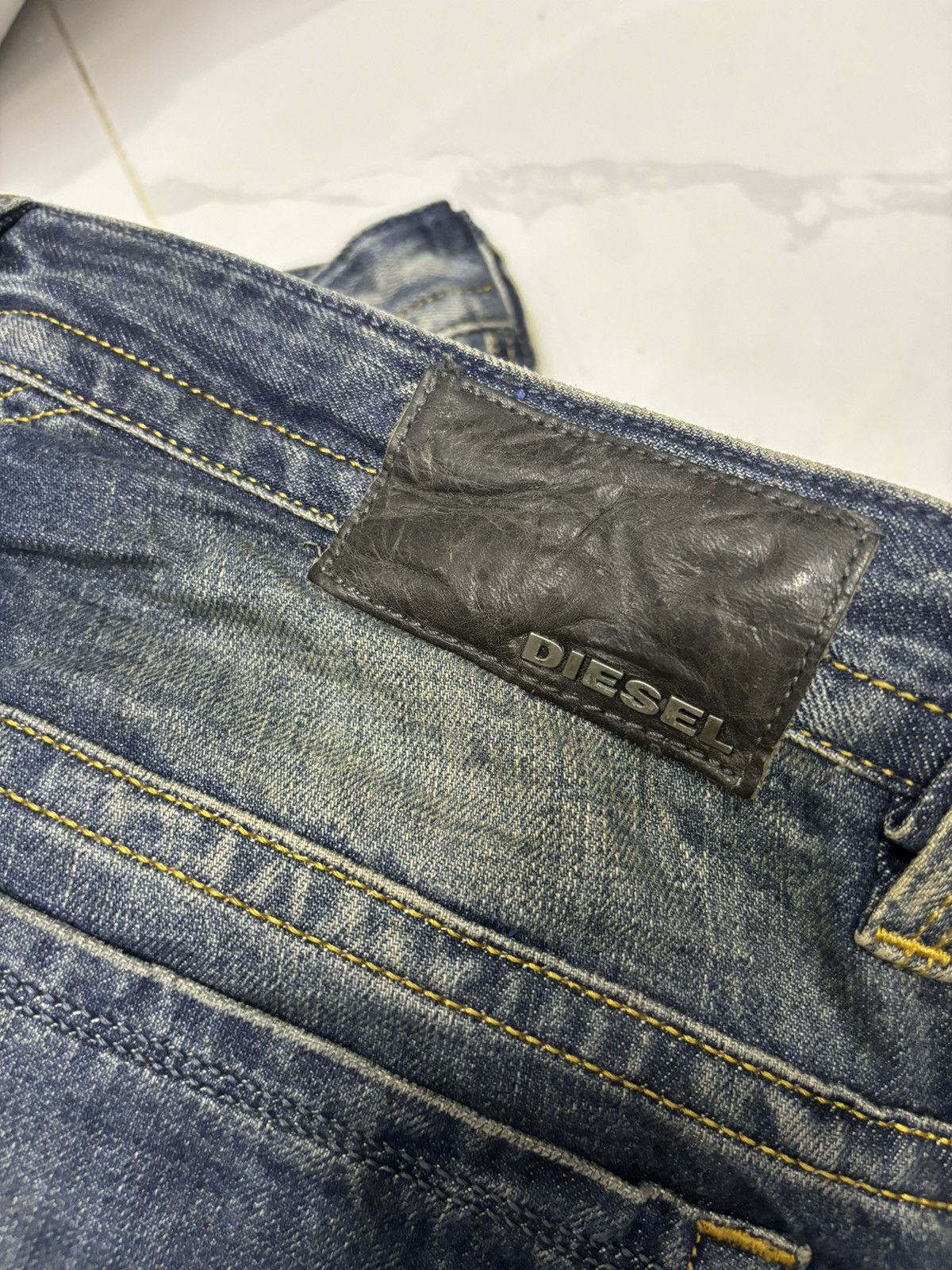 Diesel DIESEL CLAW MARK DISTRESSED SLIM SKINNY JEANS Size US 34 / EU 50 - 12 Thumbnail