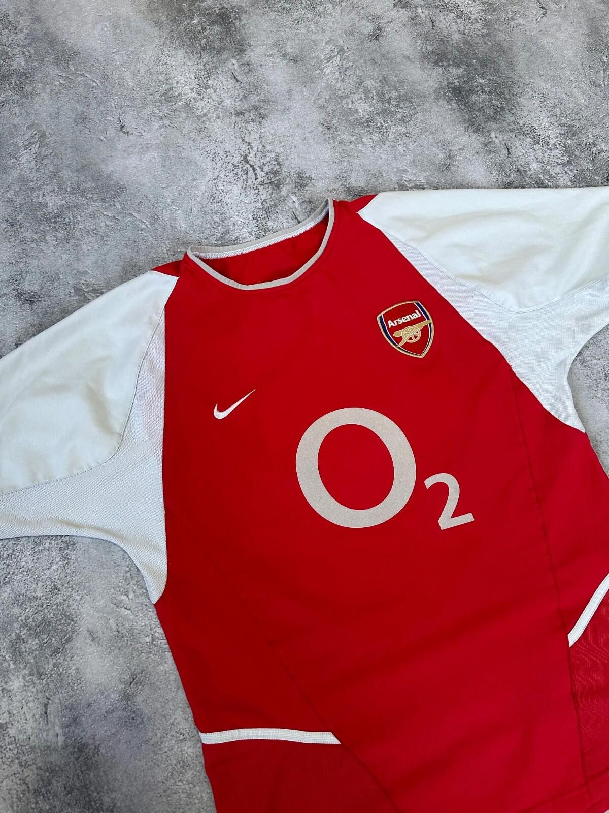 Nike Arsenal 2002/2004 Nike Home Football Shirt Soccer Jersey S Size US S / EU 44-46 / 1 - 2 Thumbnail