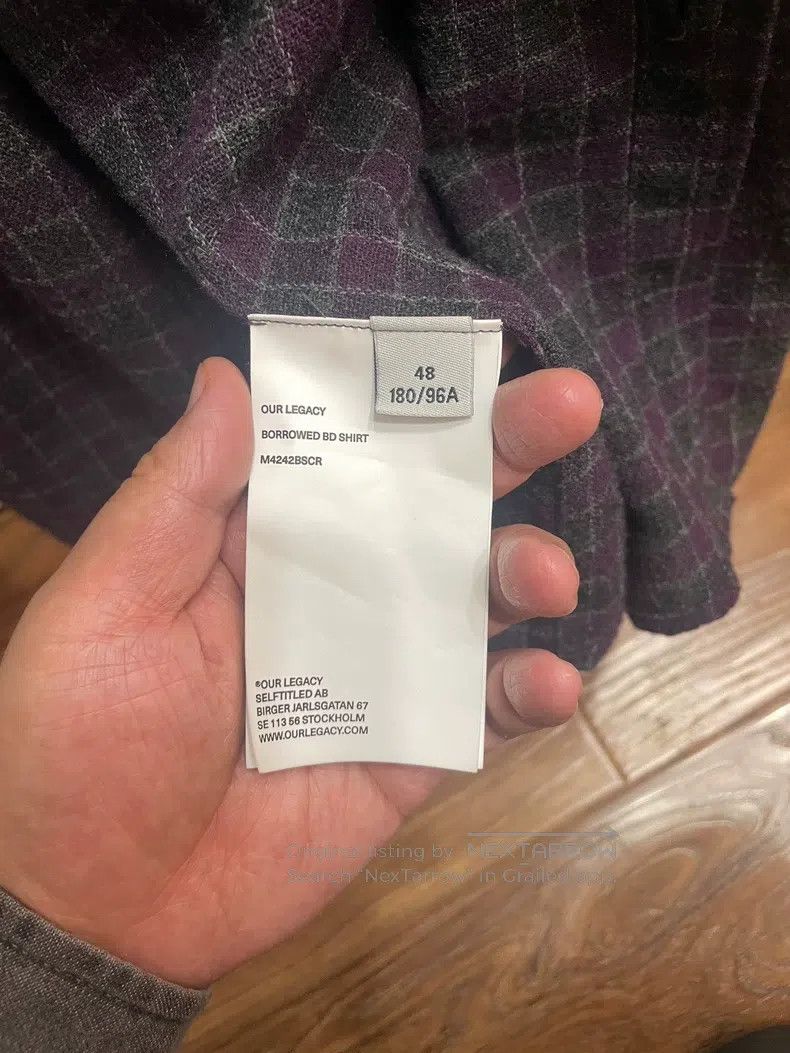 Our Legacy Our Legacy Loose Wool Shirt Size US M / EU 48-50 / 2 - 4 Thumbnail