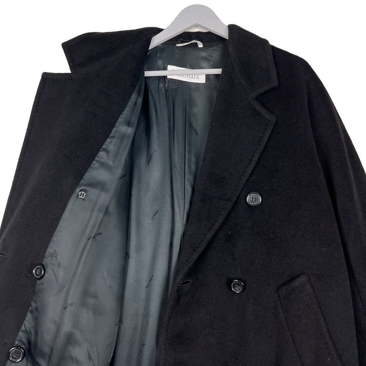 Max Mara 🔥 MAX MARA DOUBLE BREAST WOOL OVERCOATS MADE IN ITALY Size M / US 6-8 / IT 42-44 - 10 Thumbnail