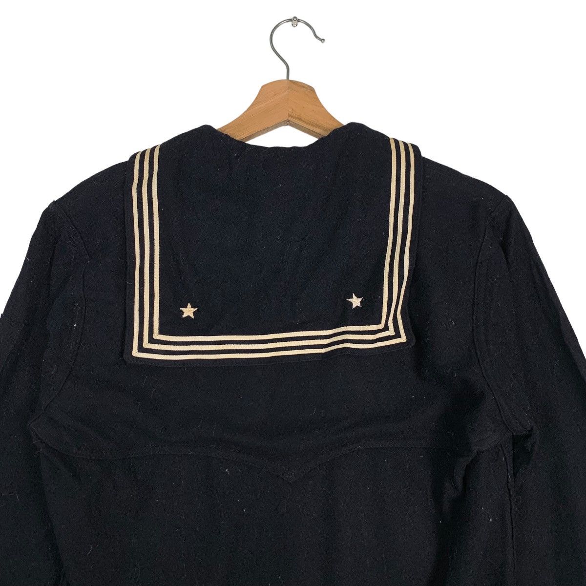 Vintage WW2 Navy Military Uniform Sailor Shirt Jacket #0001-C1 Size US S / EU 44-46 / 1 - 11 Thumbnail