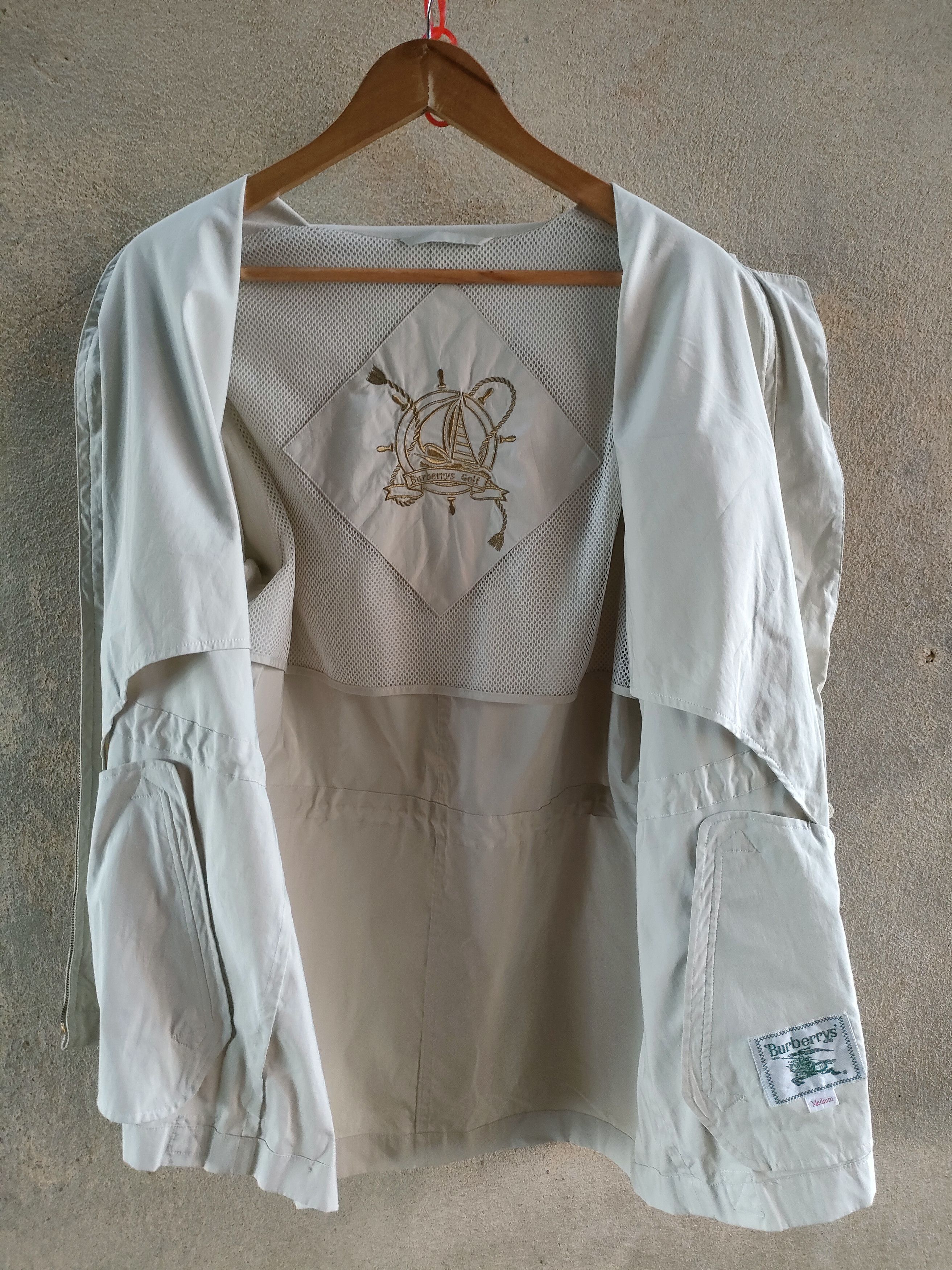 Burberry × Vintage Vintage Burberry Golf Long Jacket Size US M / EU 48-50 / 2 - 6 Thumbnail