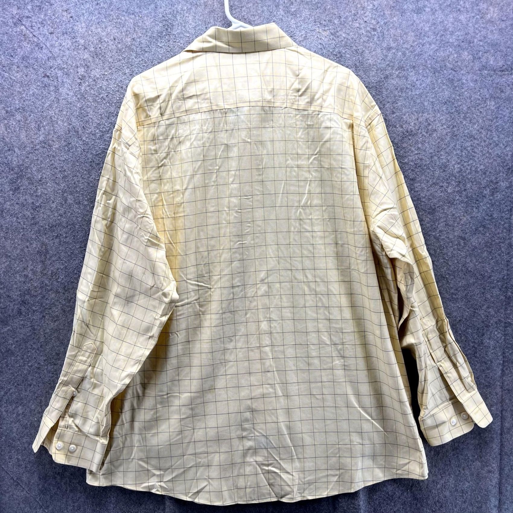 Orvis Orvis Shirt Mens XL Yellow Check Long Sleeve Button Front Casual Cotton Outdoor Mens, XL, Yellow, Check, Button-Up, Classic Fit, Pockets, All Seasons Size US XL / EU 56 / 4 - 2 Thumbnail