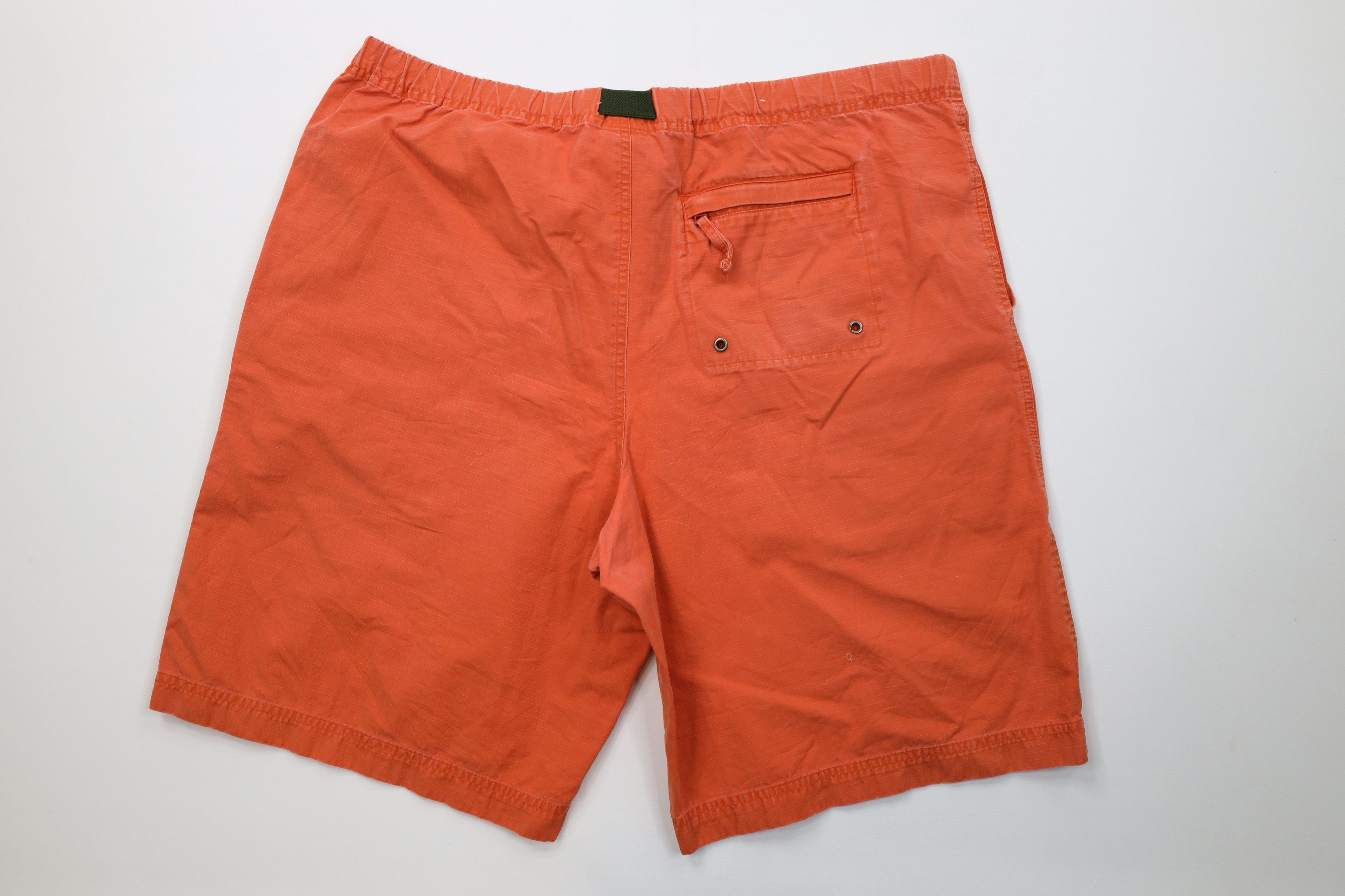 Gap Vintage Y2K 2000 Gap Ripstop Cargo Shorts Orange Cotton Size US 36 / EU 52 - 8 Thumbnail