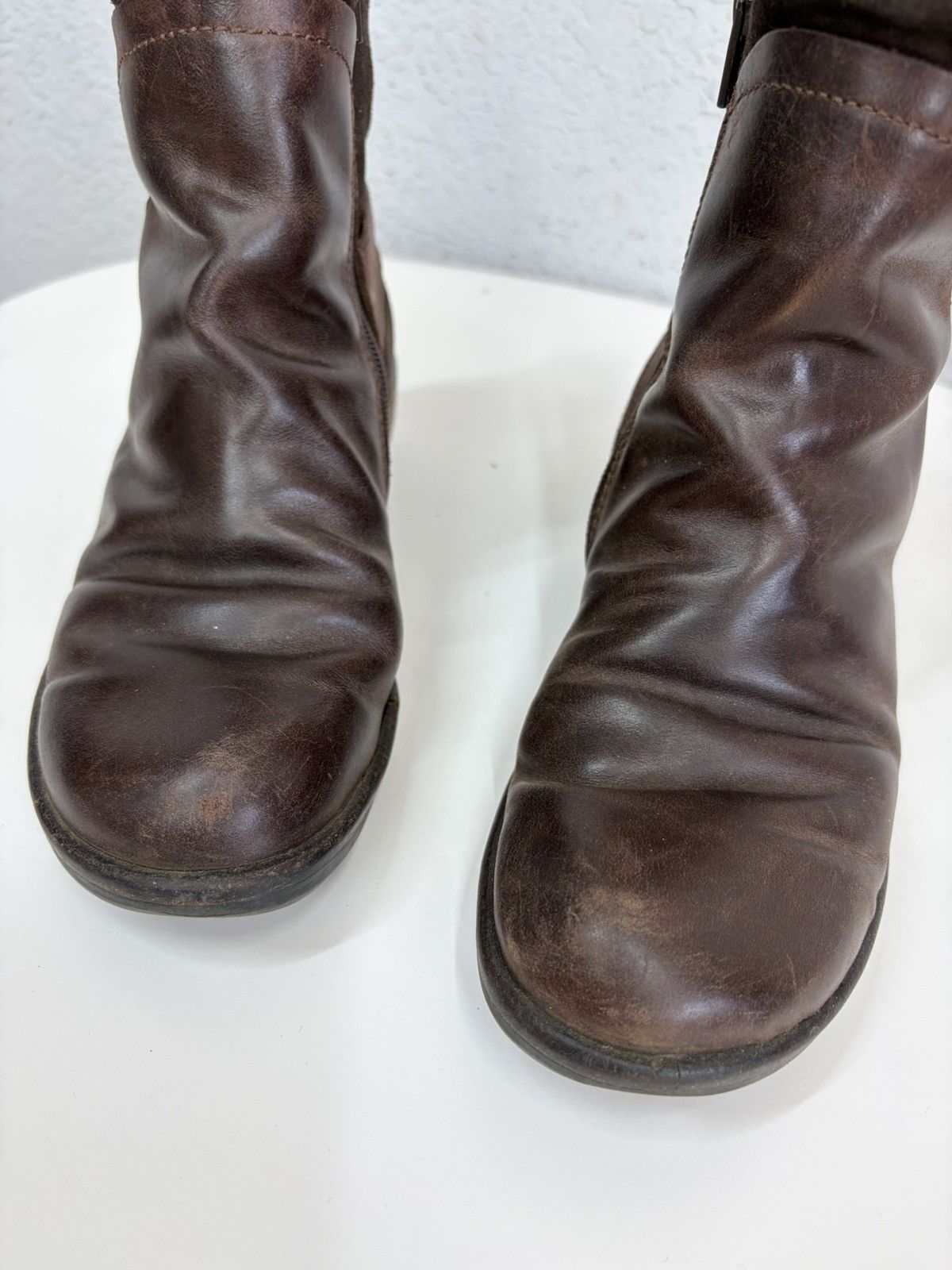 A.S.98 Vintage Like Maison Margiela Belted Leather Biker Boots Size US 8 / IT 38 - 7 Thumbnail