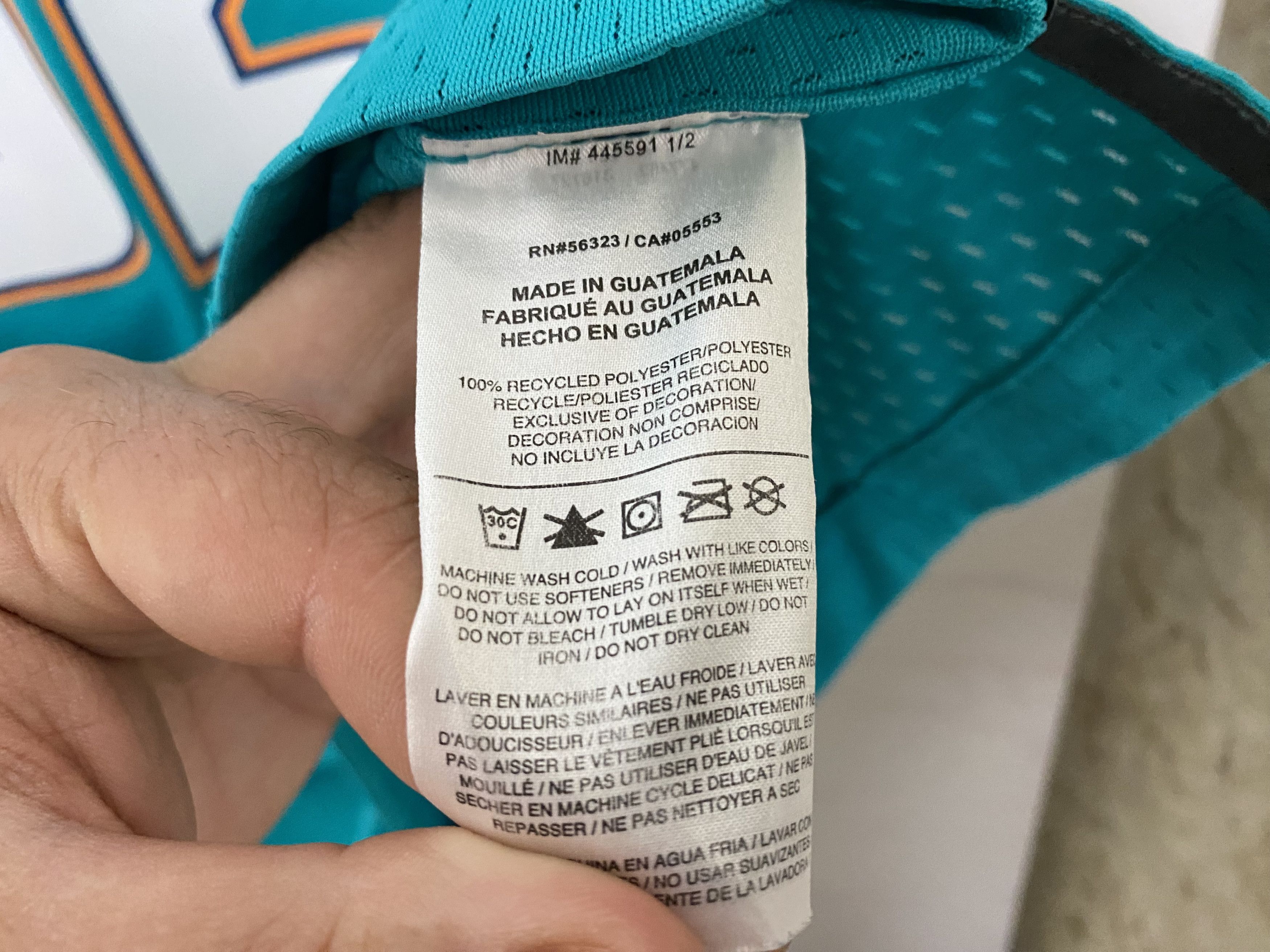 Other HARTLINE #26 MIAMI DOLPHINS NFL FOOTBALL SHIRT JERSEY NIKE Size US XXL / EU 58 / 5 - 10 Thumbnail