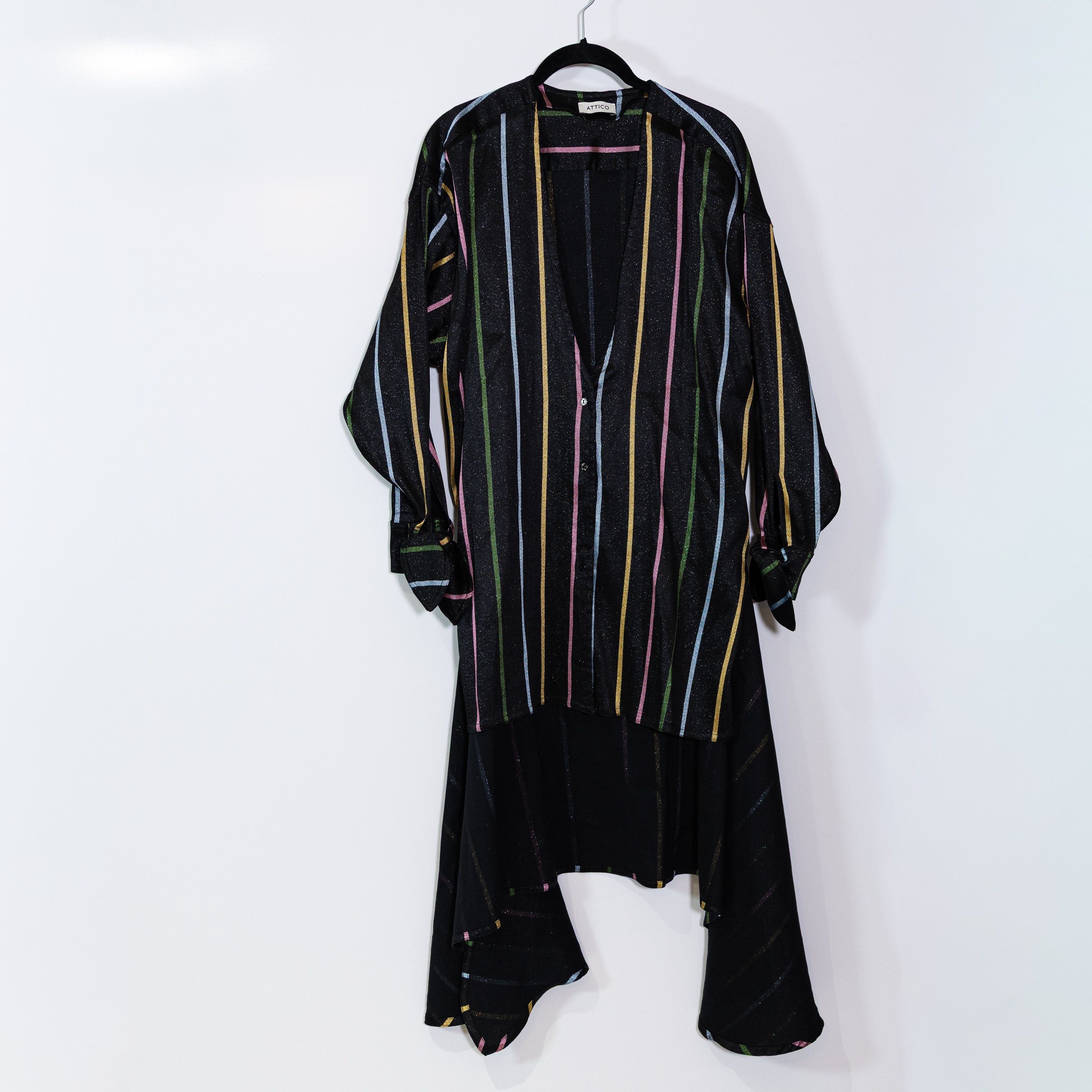 The Attico Attico Cotton Linen Metallic Sparkle Stripe Size M / US 6-8 / IT 42-44 - 1 Thumbnail