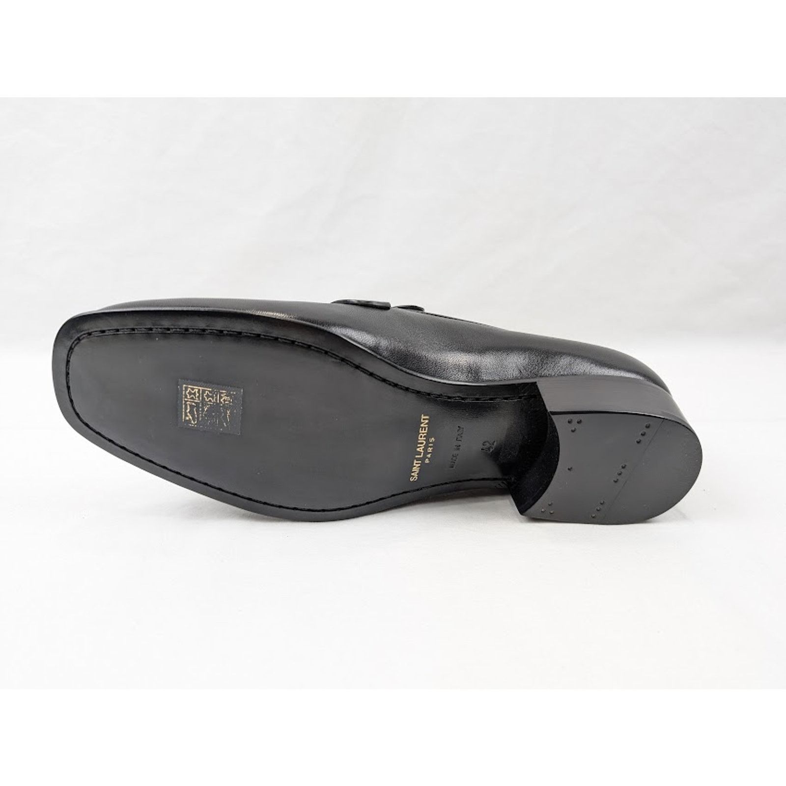 Saint Laurent Paris o1rshd1 Solferino 30 Moc Shoes in Nero Size US 12 / EU 45 - 9 Thumbnail