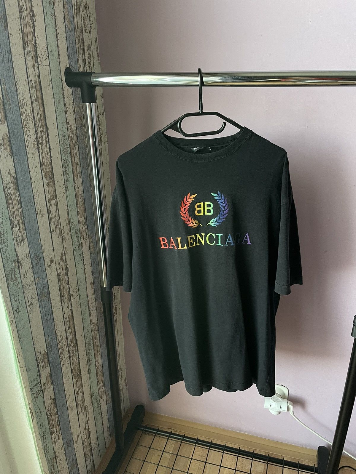 image of Balenciaga Tee in Black, Men's (Size Small)