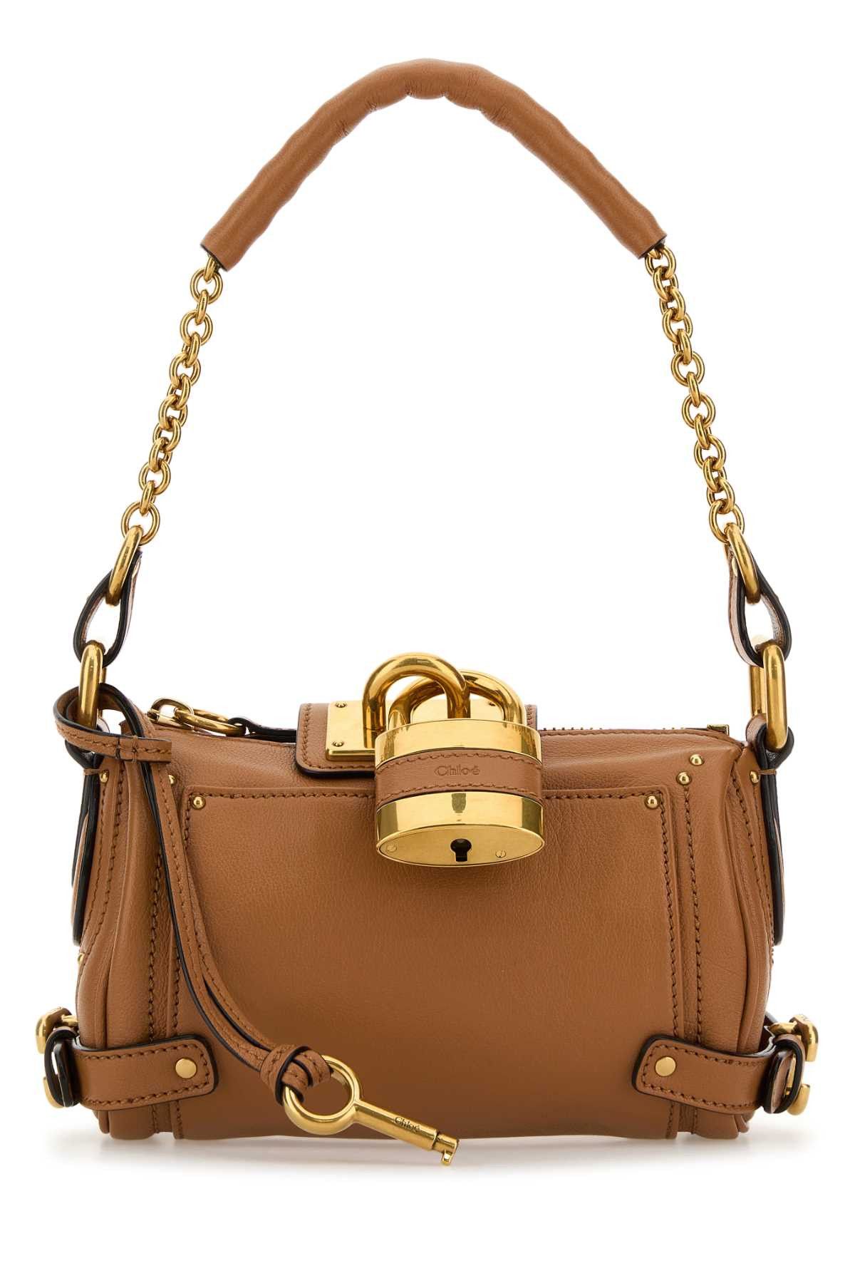 Chloe Biscuit Leather Small Paddington Shoulder Bag Size ONE SIZE - 1 Thumbnail