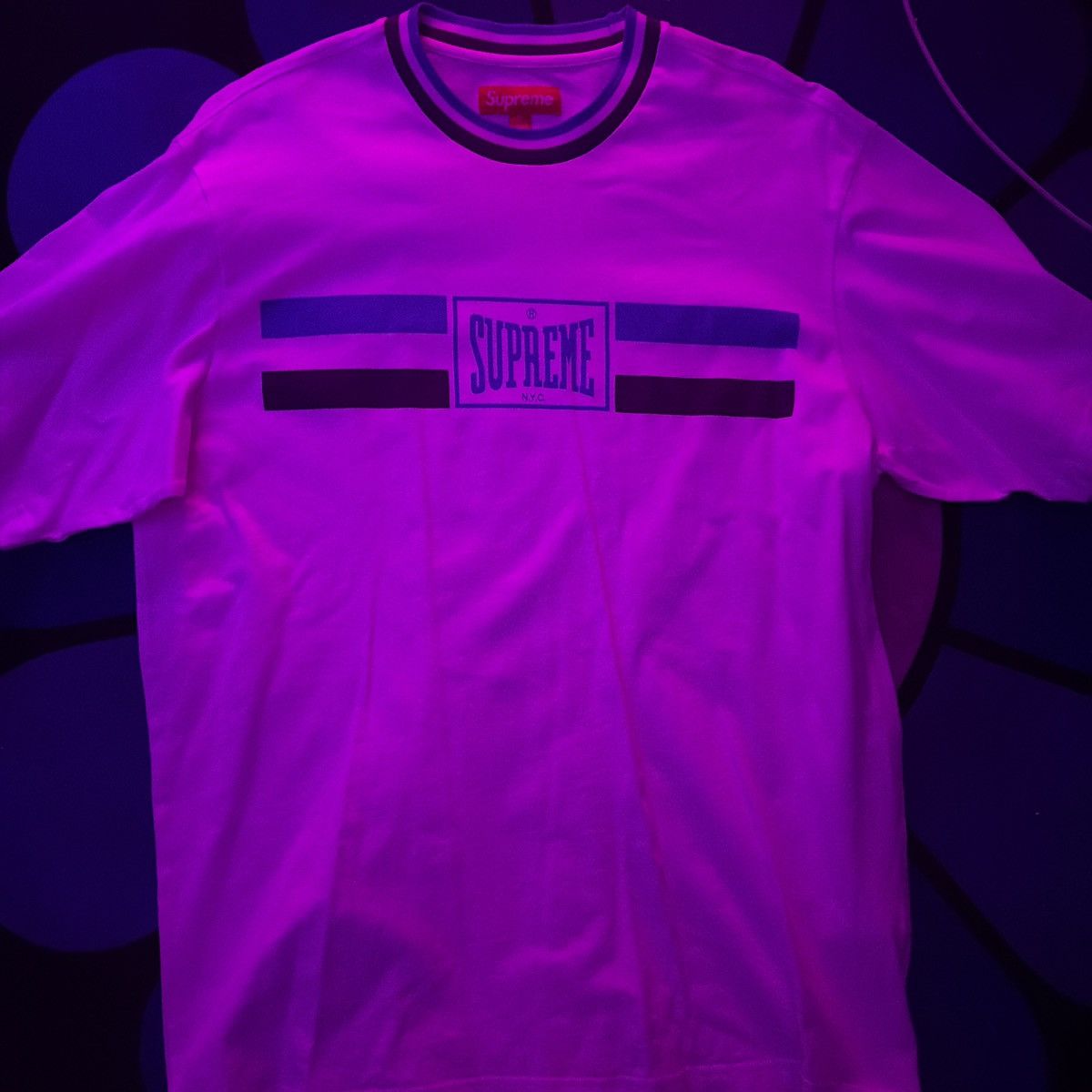 Supreme Supreme warm up stripe s/s top SS24 Size US M / EU 48-50 / 2 - 1 Thumbnail