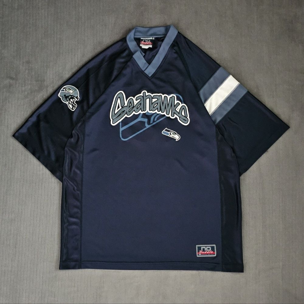 NFL No HudIdle NFL Seattle Seahawks Est 76 Throwback Jersey Siz Size US XXL / EU 58 / 5 - 1 Thumbnail