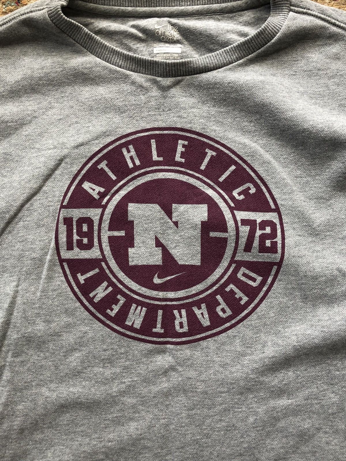 Nike × Vintage 🦈 NIKE RETRO SWEATSHIRT ATHLETIC DEPARTMENT BIG CENTRAL LOGO Size US XL / EU 56 / 4 - 2 Thumbnail