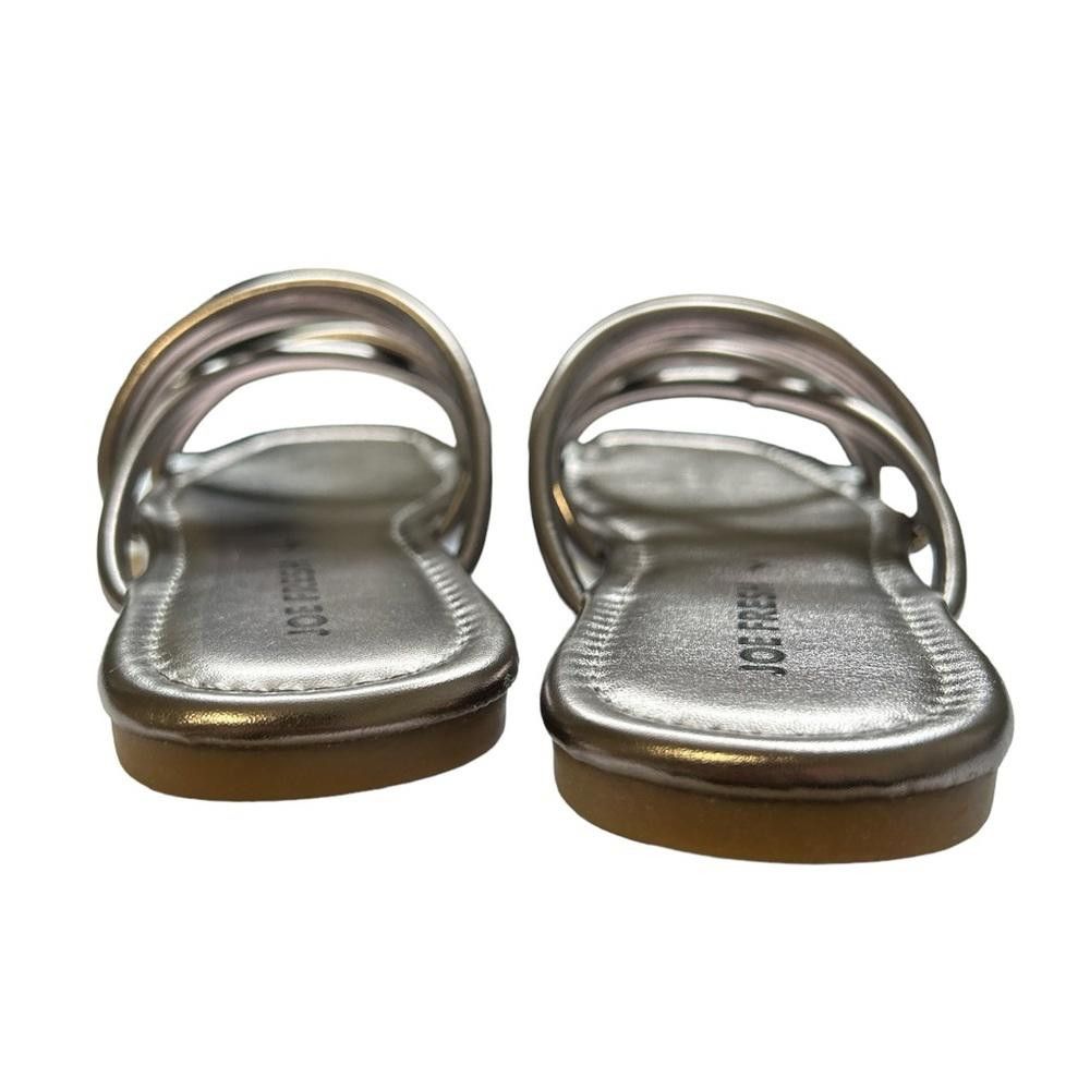 Joe Freshgoods Joe Fresh Silver summer chic flats Size 7 Size US 7 / IT 37 - 4 Thumbnail
