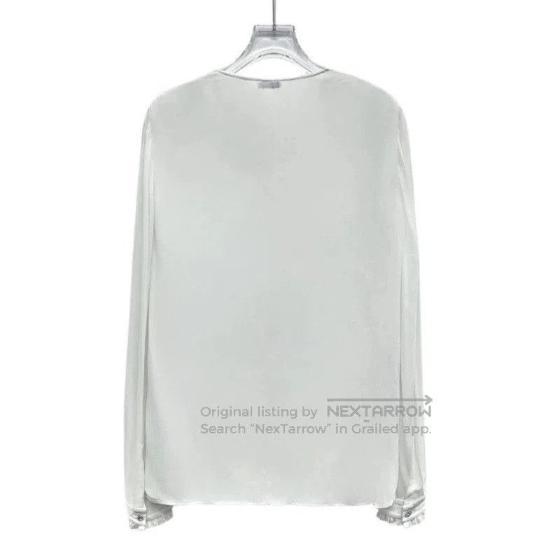Miu Miu MiuMiu White Long Sleeve Button. Size US M / EU 48-50 / 2 - 2 Thumbnail