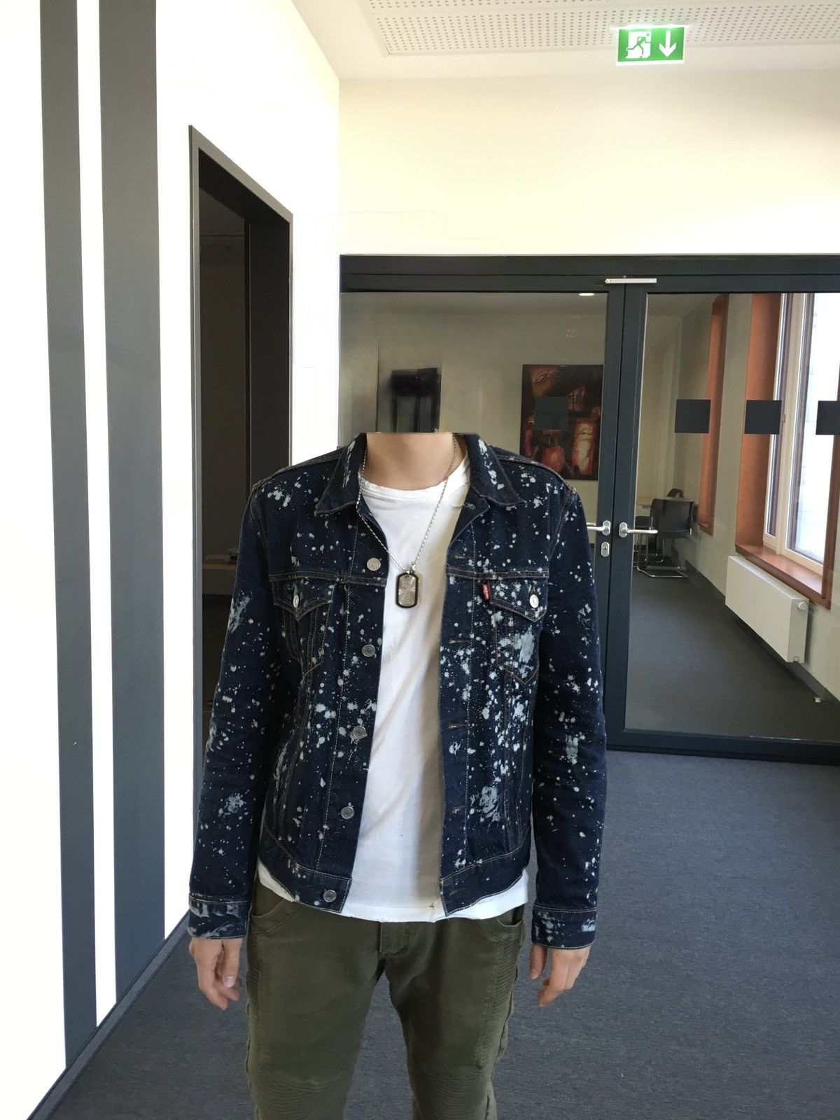 Levi's Vintage Clothing evi’s - "Sprinkled" Paint Splatter Denim Jacket Size US M / EU 48-50 / 2 - 4 Thumbnail