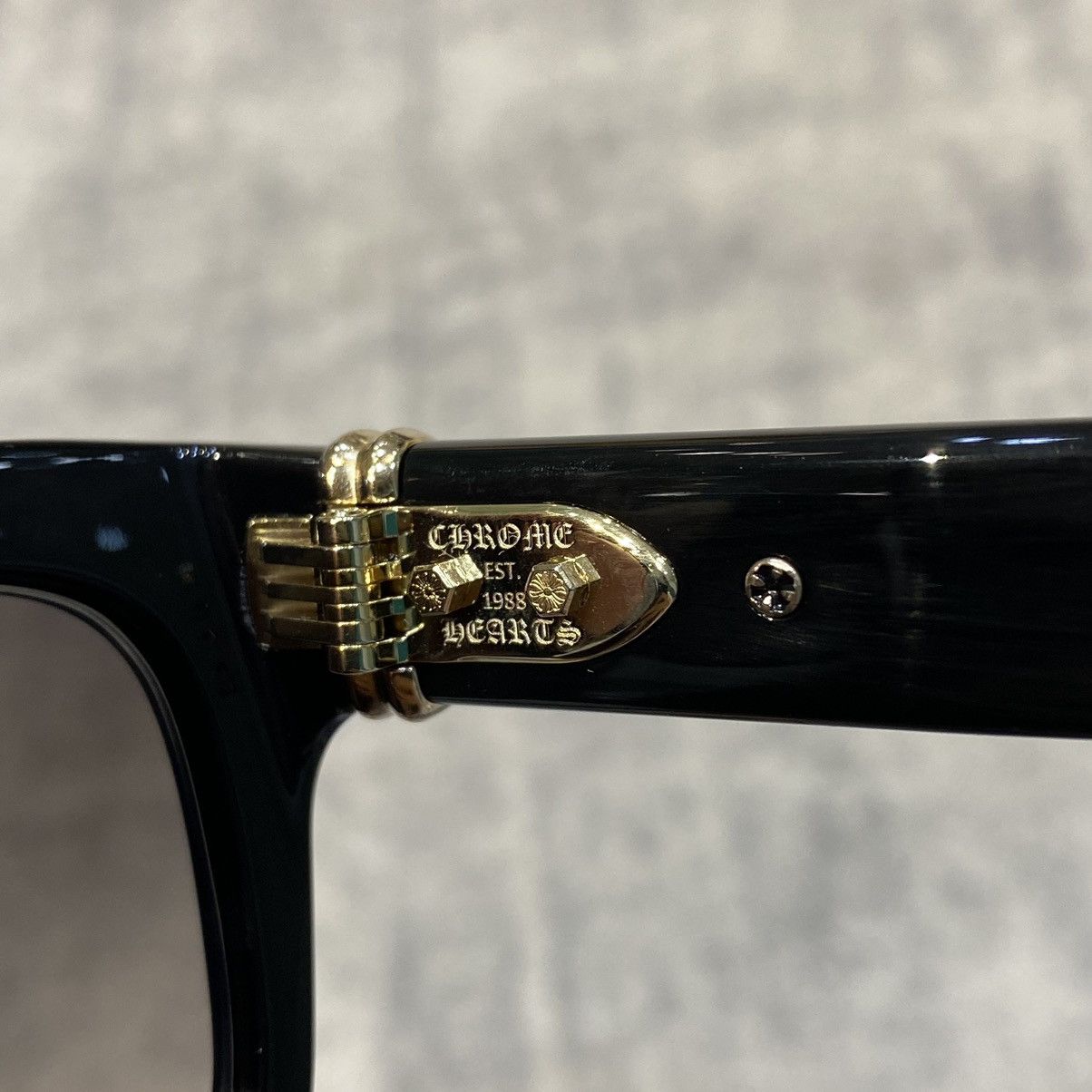 Chrome Hearts CHROME HEARTS SLUSS BUSSIN II Black18KGP Dark Gray Gradient Size ONE SIZE - 6 Thumbnail