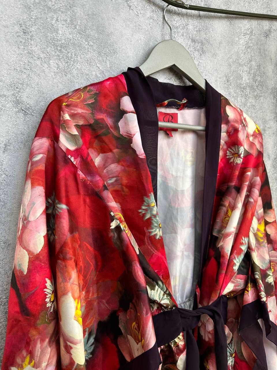 Ted Baker Ted Baker Botanical Floral Satin Kimono Robe Belted Wrap Size XL / US 12-14 / IT 48-50 - 4 Thumbnail