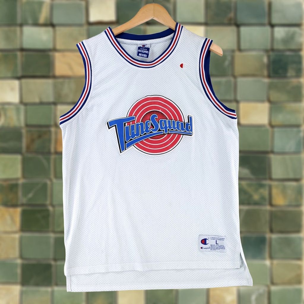 Champion VINTAGE Champion Space Jam Tune Squad Jersey Bugs Bunny White Mens L 90s Tank Size US L / EU 52-54 / 3 - 1 Thumbnail