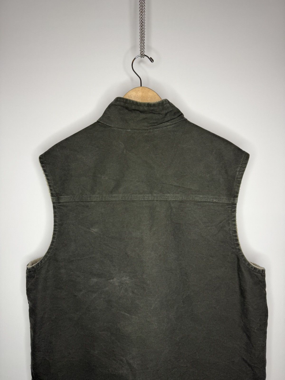 Carhartt × Vintage Vintage Carhartt Duck Canvas Insulated Green Vest Size US XL / EU 56 / 4 - 5 Thumbnail