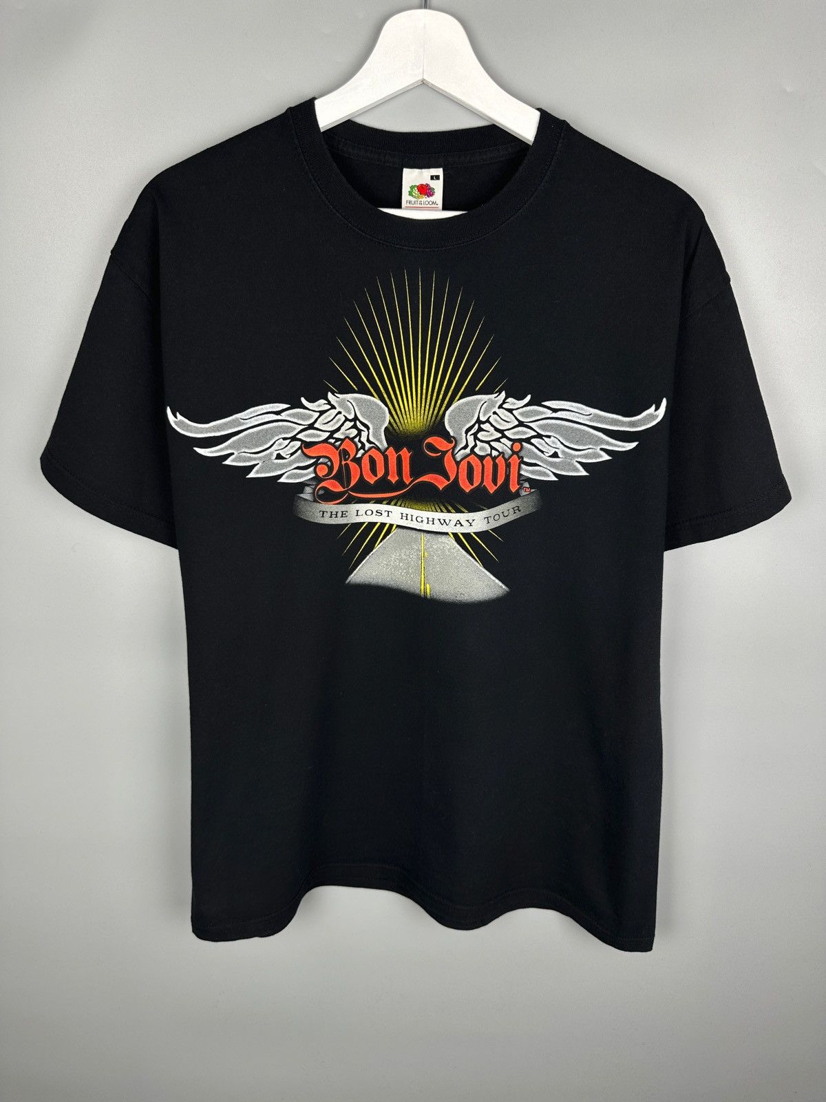 Band Tees Vintage Bon Jovi The Lost Highway Rock Band T Shirt Tee Size US L / EU 52-54 / 3 - 1 Thumbnail