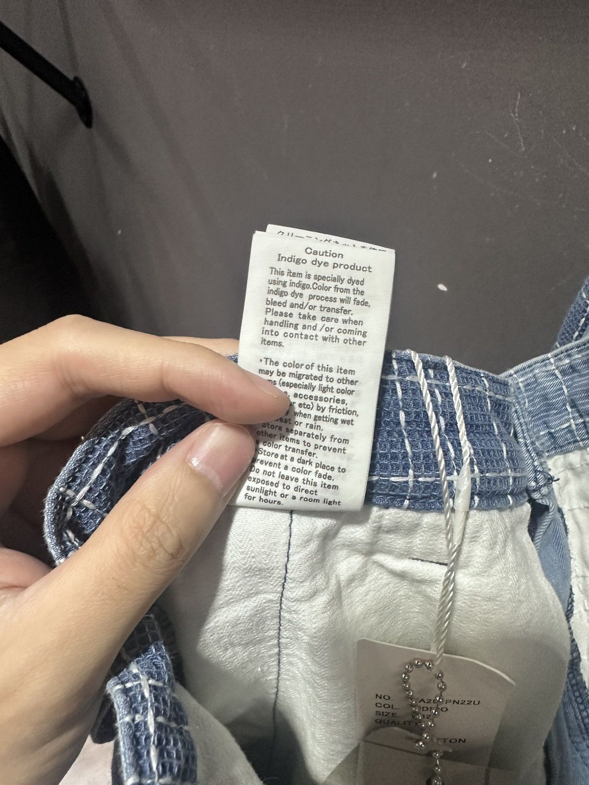 FDMTL Fdmtl Sashiko Patchwork short pants 7year wash Size US 32 / EU 48 - 6 Thumbnail
