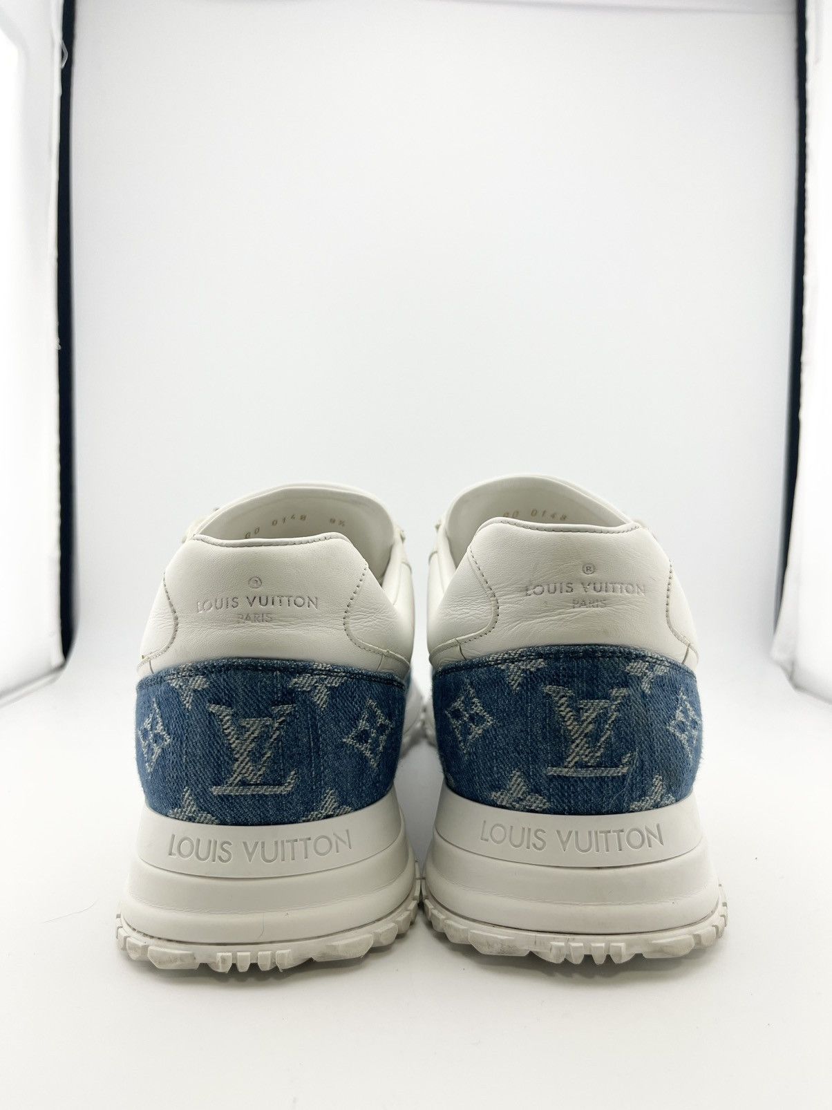 Louis Vuitton LOUIS VUITTON RUNAWAY WHITE DENIM BLUE SNEAKERS SIZE 9.5 Size US 9.5 / EU 42-43 - 6 Thumbnail