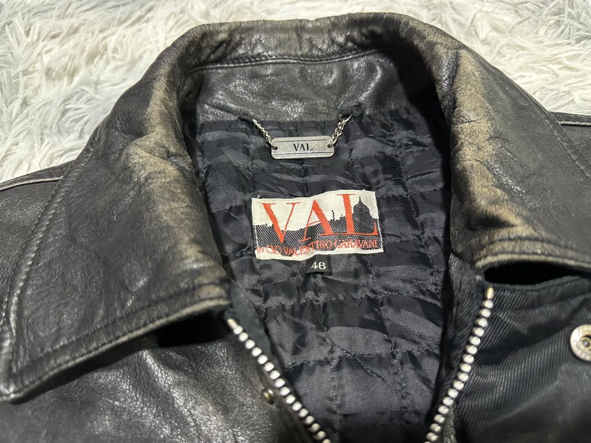 Valentino 🔥Archived Valentino Hybrid Cowhide Leather Jacket Patina Size US XL / EU 56 / 4 - 9 Thumbnail