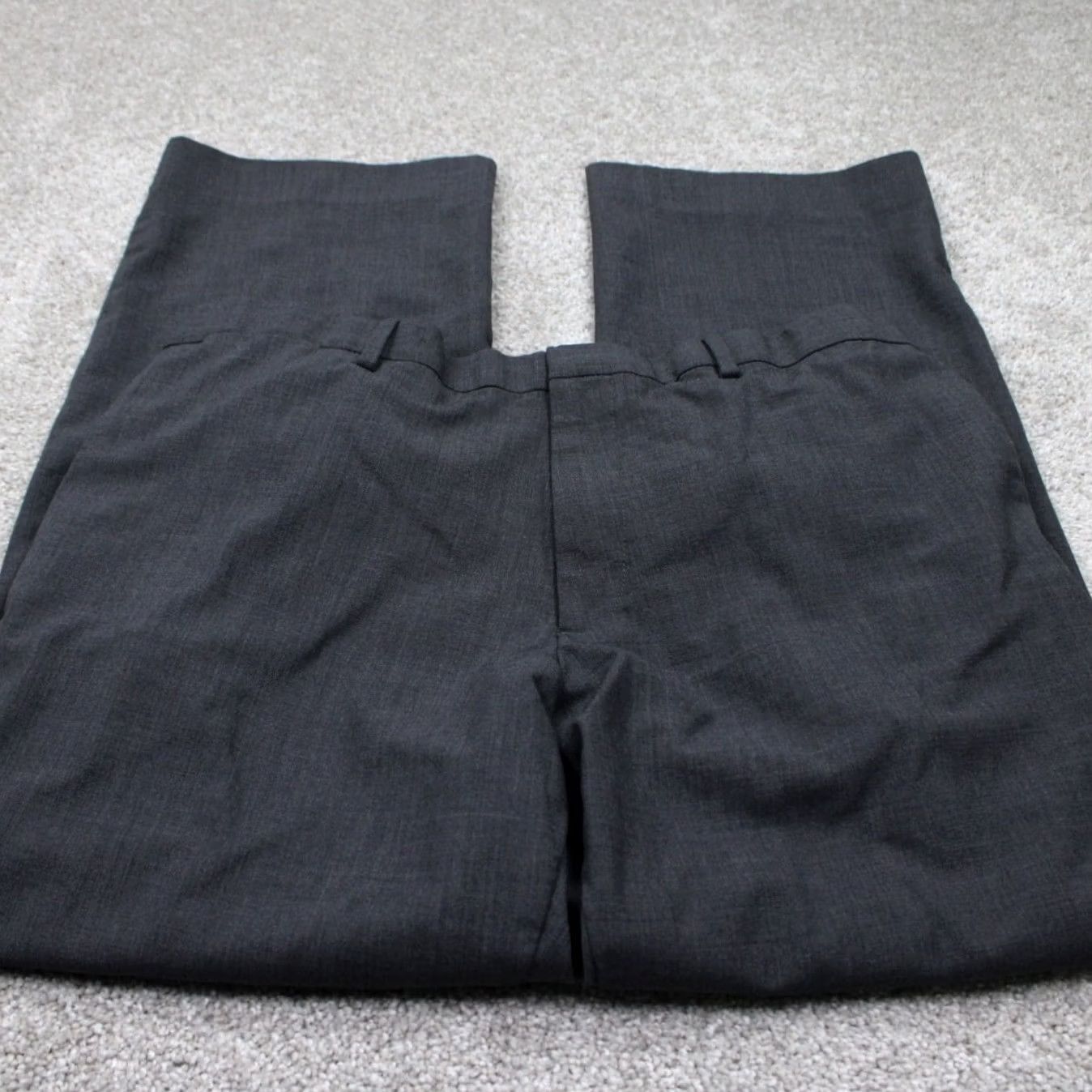 Banana Republic Banana Republic Pants Mens 35x32 Gray Wool Stretch Flat Front Dress Pants Regular Rise Front Front Flat Front Pockets City Preppy Mens Size US 35 - 2 Thumbnail