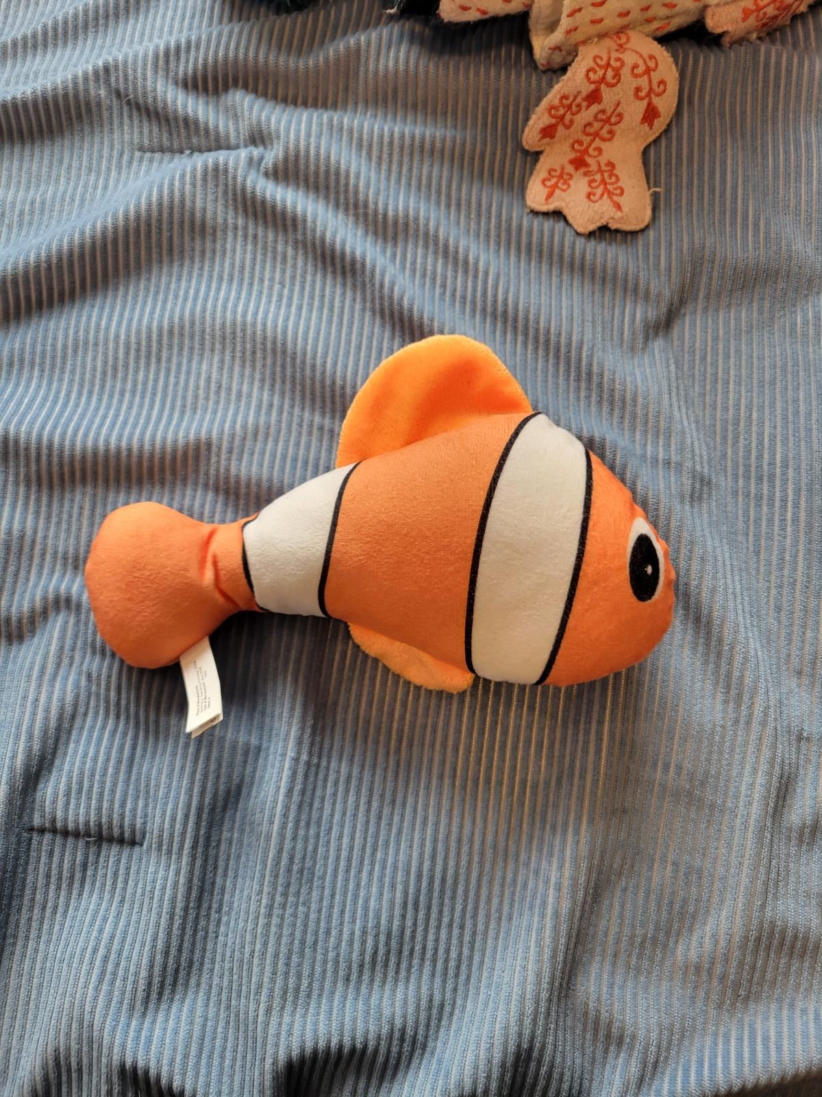Unknown London Orange Plush Clownfish Toy Size ONE SIZE - 2 Thumbnail