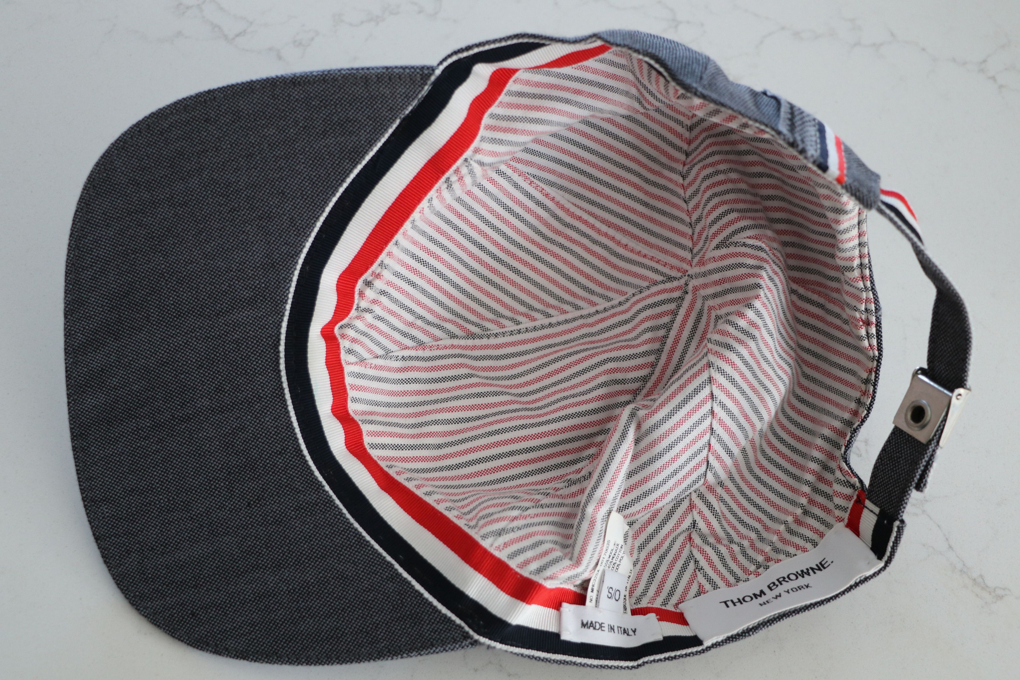 Thom Browne Thom Browne Wool-Mohair Baseball Cap Size ONE SIZE - 5 Thumbnail