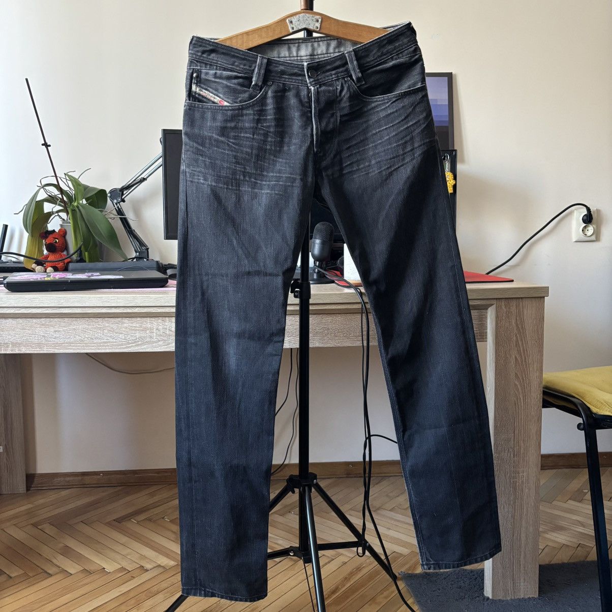 Diesel Vintage Y2K Diesel Italy Jeans Hedi Slimane Style Size US 34 / EU 50 - 1 Thumbnail