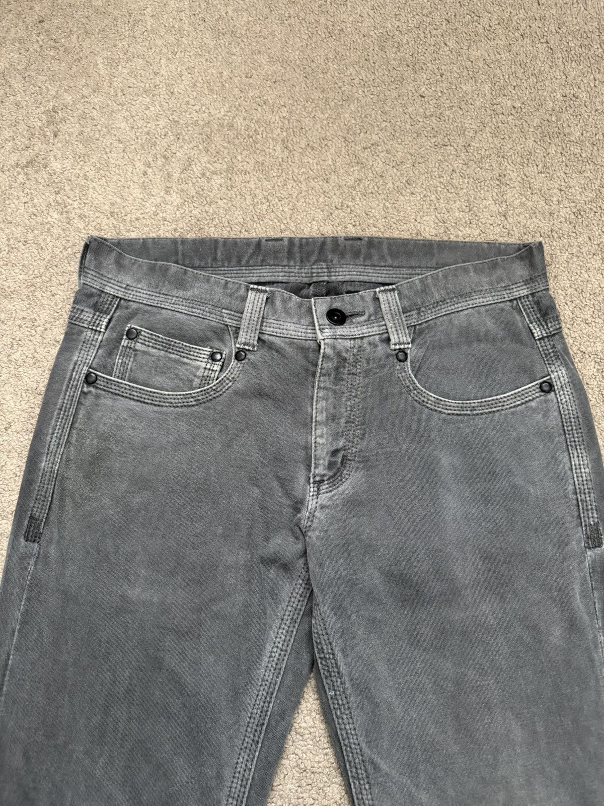 Neil Barrett BLACKBARRETT Neil Barret Overdye Bootcut Triple Stitch Pants Size US 31 - 4 Thumbnail