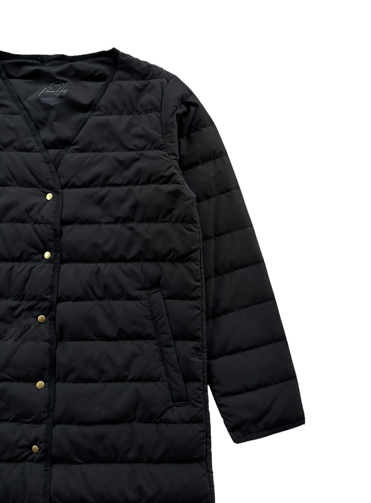 Beams Japan BEAMS HEART French Duck Down Quilted Jacket Black Size M Size US M / EU 48-50 / 2 - 9 Thumbnail