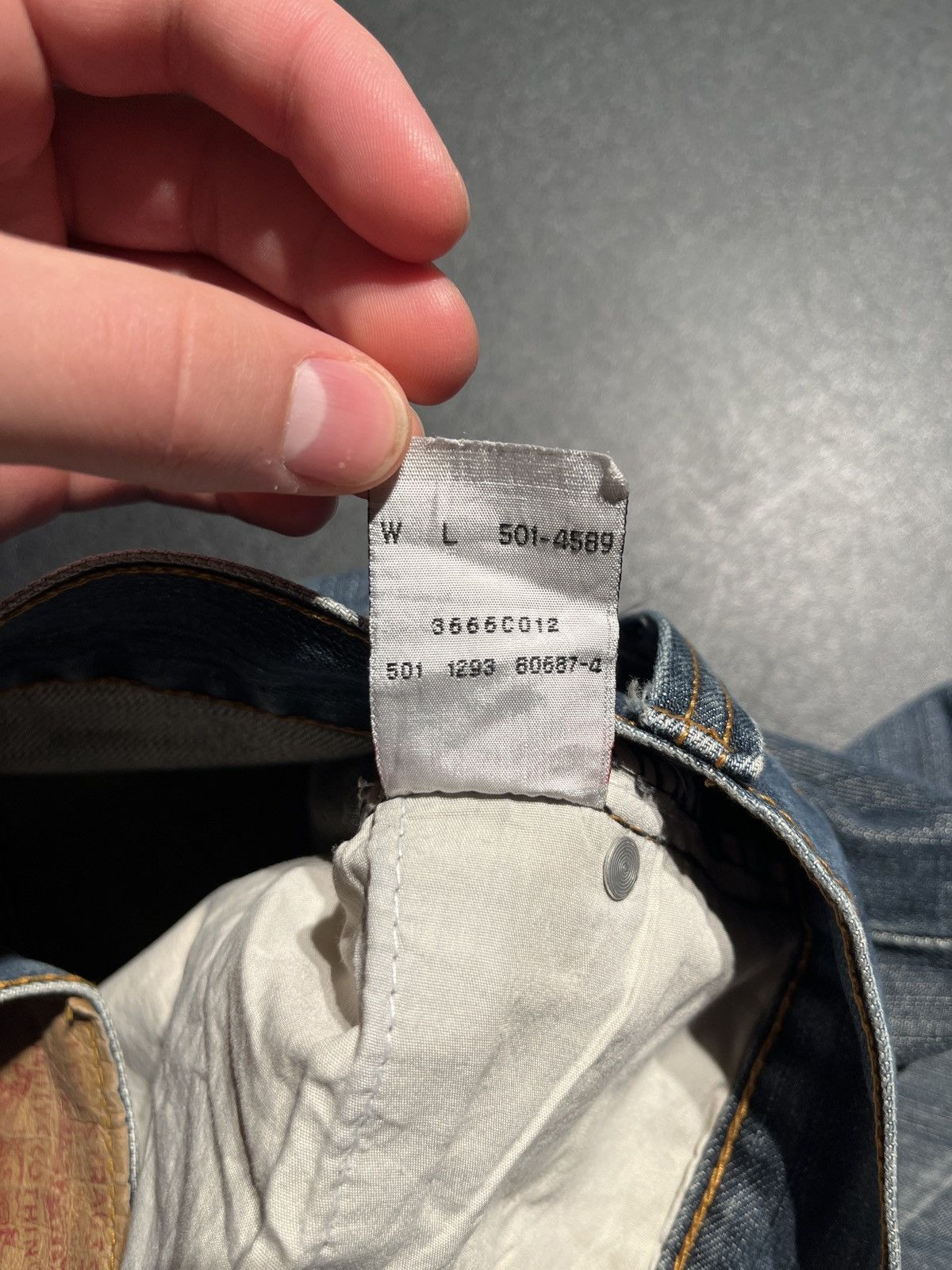 Levi's Vintage Clothing 1990s Levis 501 1960s Reproduction Selvedge Denim Size US 30 / EU 46 - 6 Thumbnail