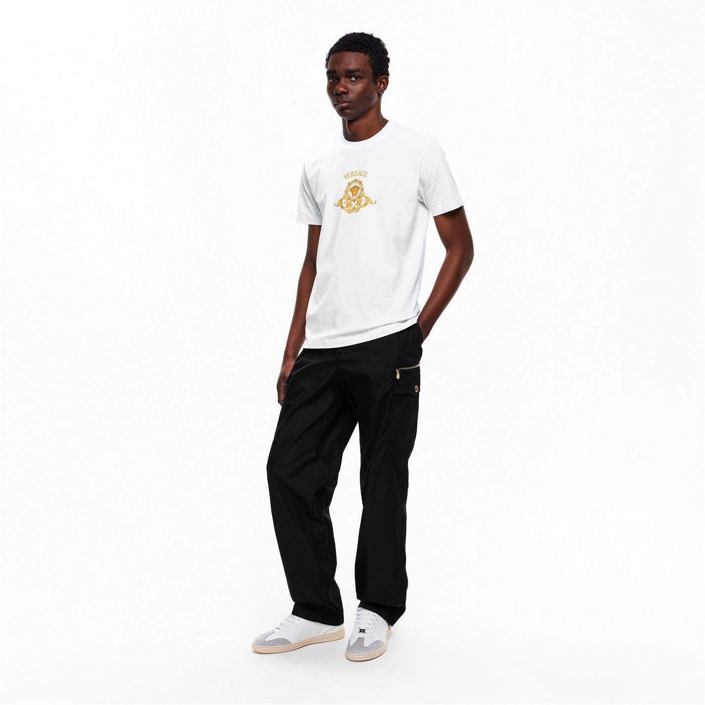 Versace o1g2r1mq0526 Cargo Trousers in Black Size US 36 / EU 52 - 6 Thumbnail