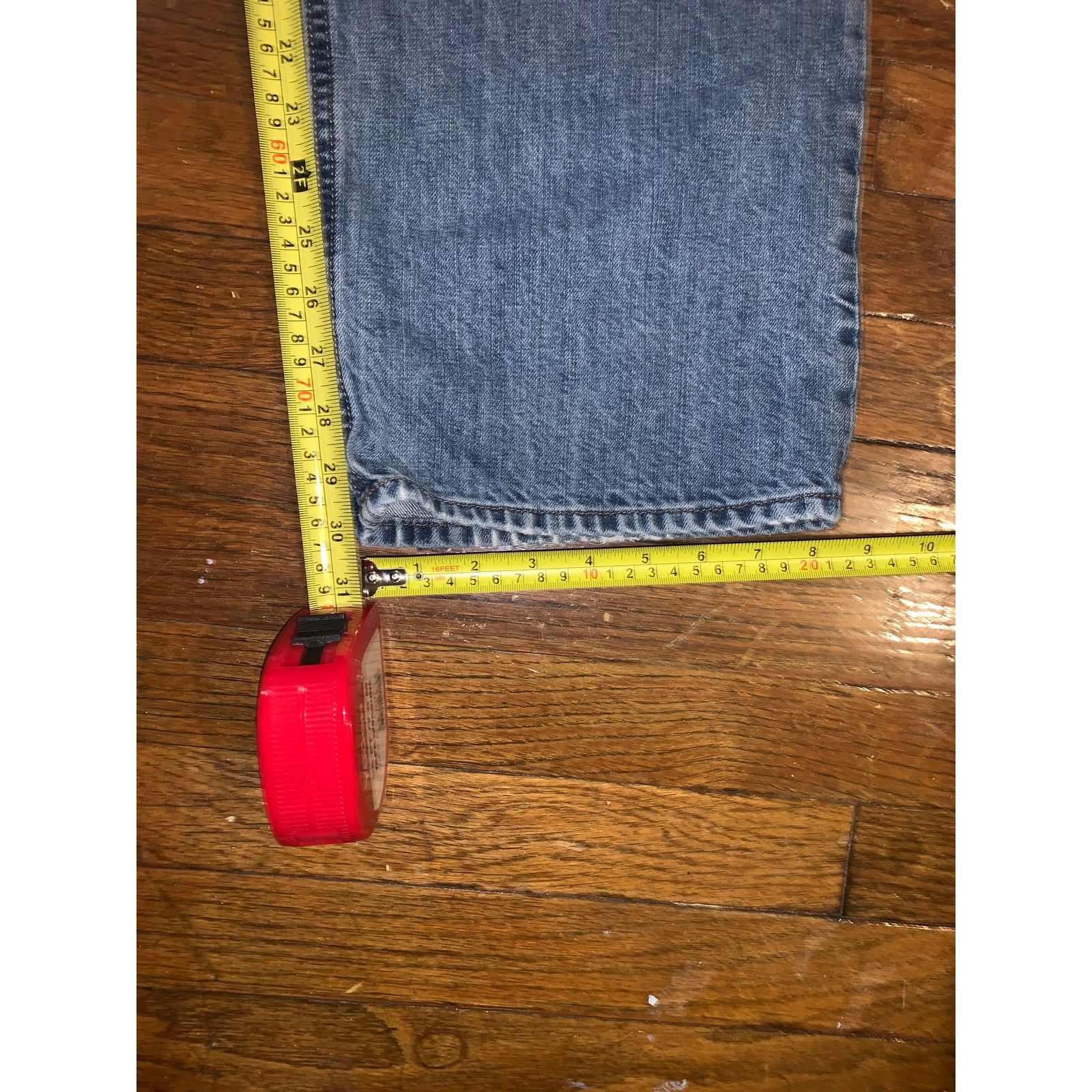Other × Vintage Y2K Arizona Jeans Distressed Knee Denim 36x32 Made in Mexico Size US 36 / EU 52 - 9 Thumbnail