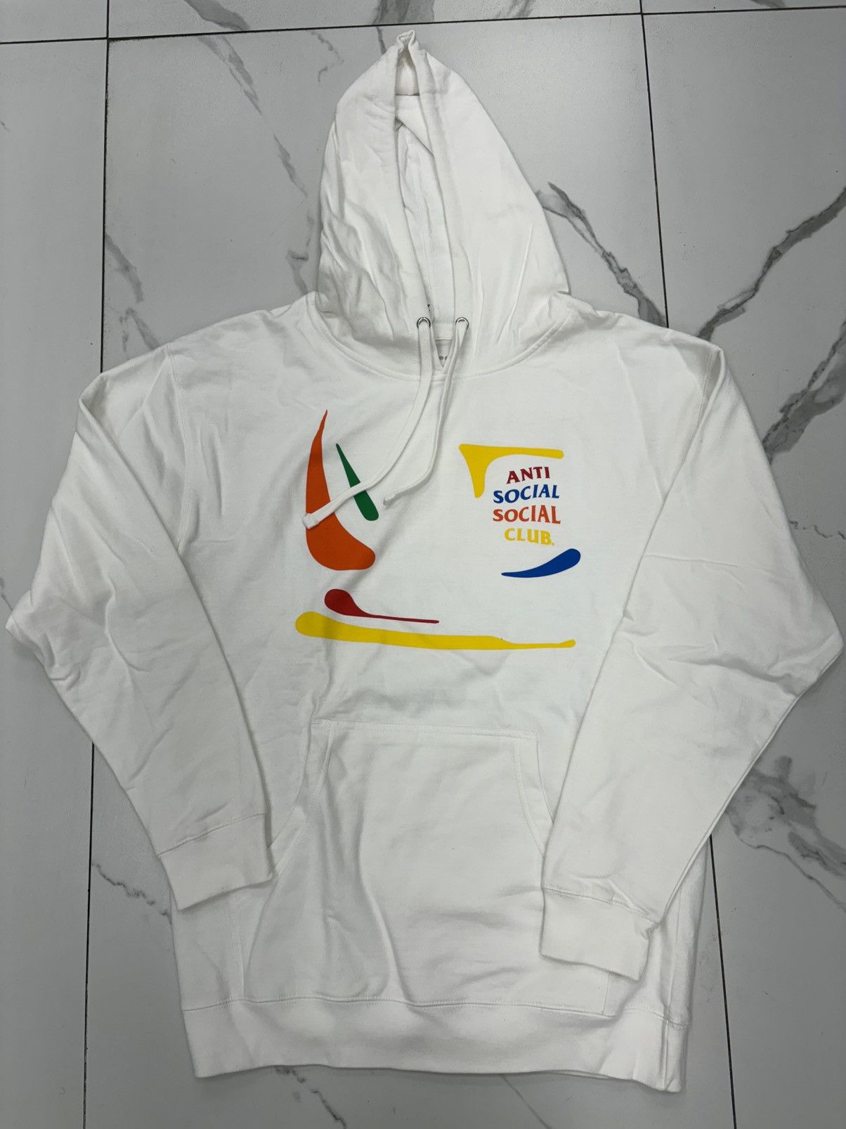 Anti Social Social Club Anti Social Social Club See Me Now? Hoodie “White” Size US L / EU 52-54 / 3 - 1 Thumbnail