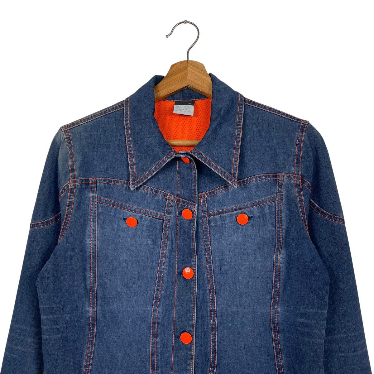 Nike Nike Denim Jacket Size S / US 4 / IT 40 - 2 Thumbnail