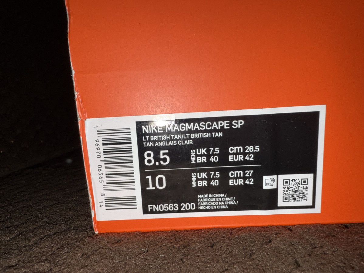 Nike × Sacai Nike Sacai SP Magmascape “Light British Tan” boots shoes NEW Size US 8.5 / EU 41-42 - 6 Thumbnail