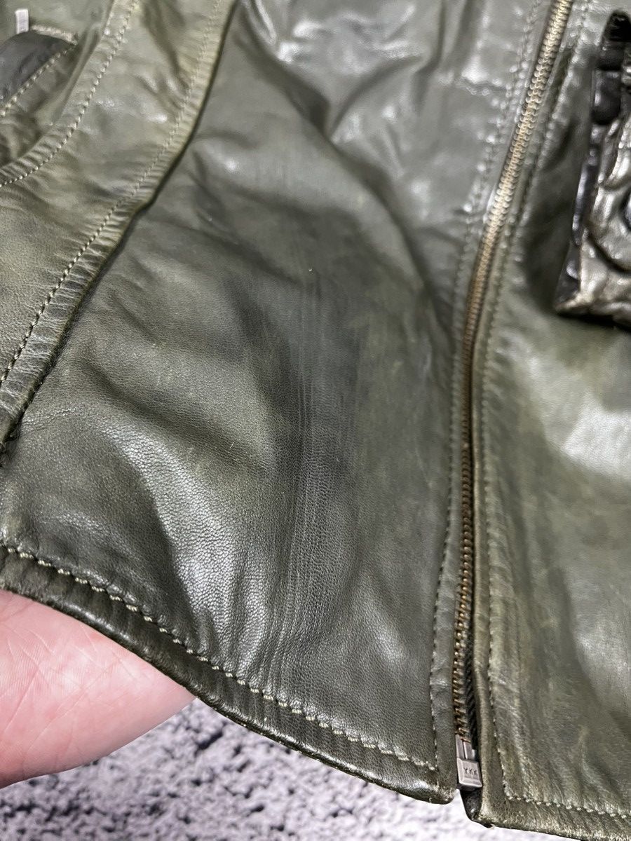 Other Vintage Y2K Leather flight jacket aviator avantgarde size 40 Size M / US 6-8 / IT 42-44 - 16 Thumbnail
