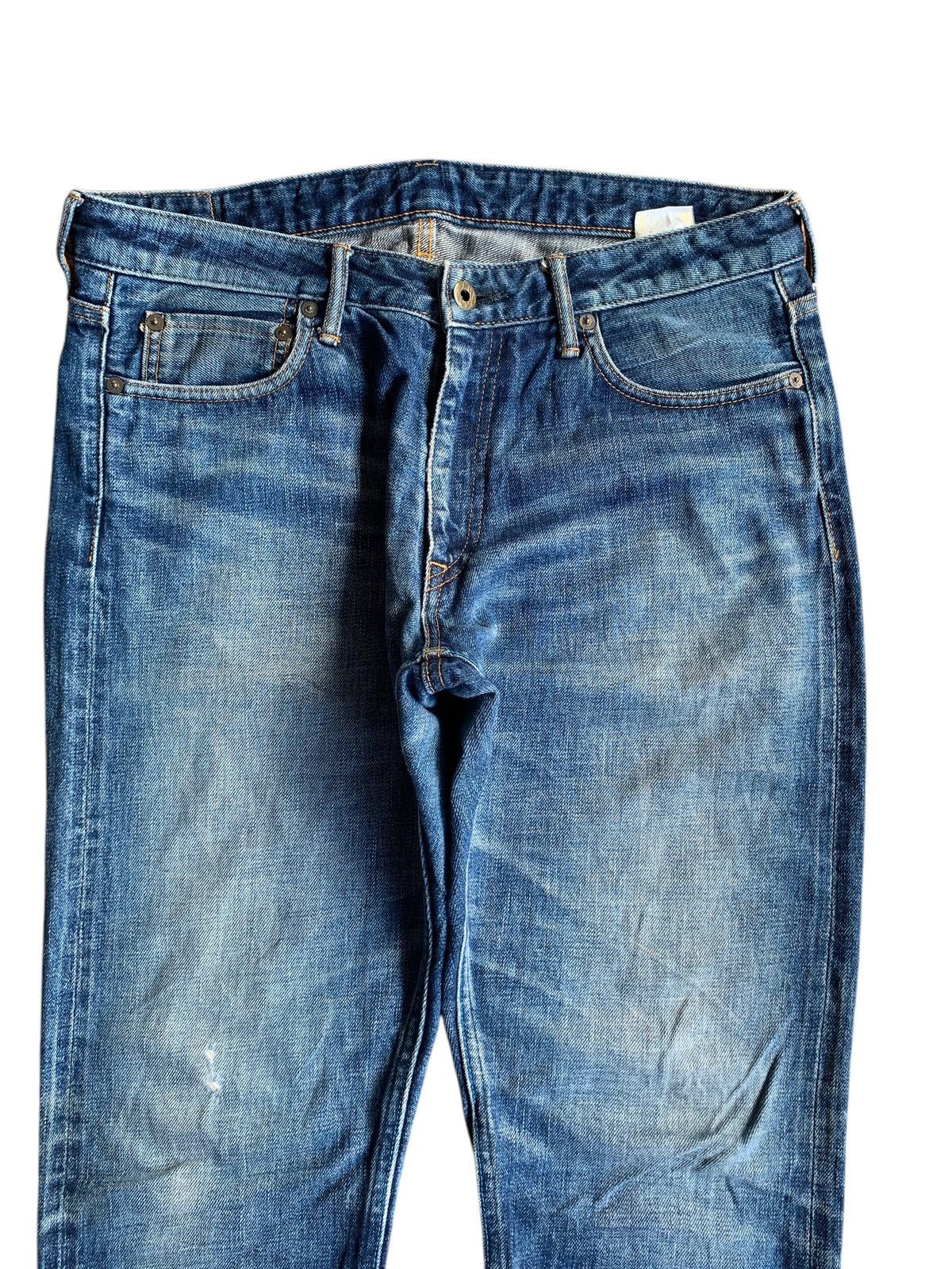 Japanese Brand × Kapital × Vintage JAPAN BLUE JEANS SELVEDGE DISTRESSED DENIM Size US 33 - 6 Thumbnail