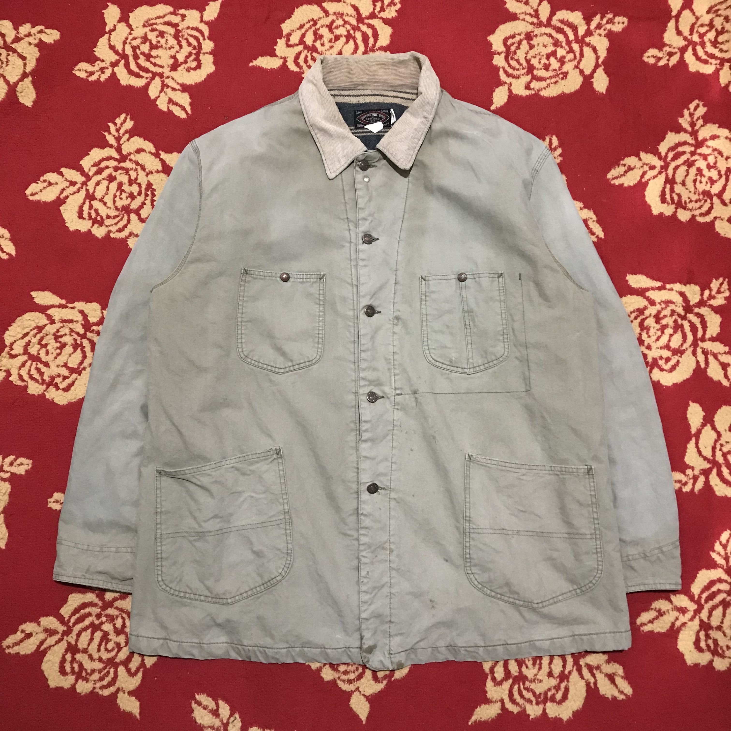 Diesel Vintage Blanket Lined Chore Coat Diesel Industry Size US XXL / EU 58 / 5 - 1 Thumbnail
