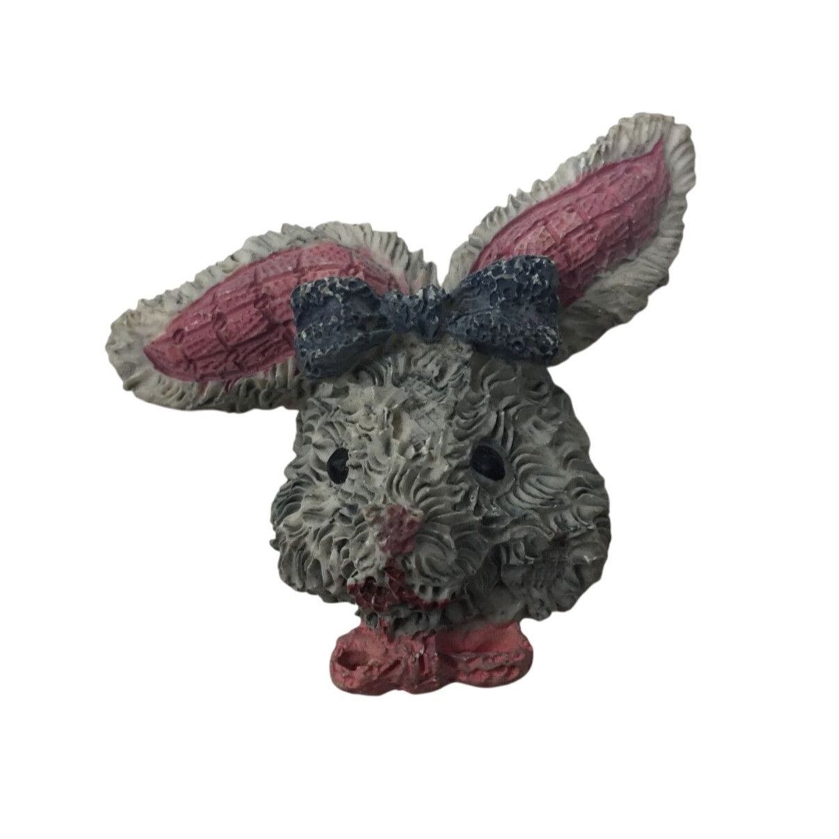 Other Bunny Rabbit Brooch Pin - Rabbit Wearing A Bow Tie and Bow o Size ONE SIZE - 1 Thumbnail