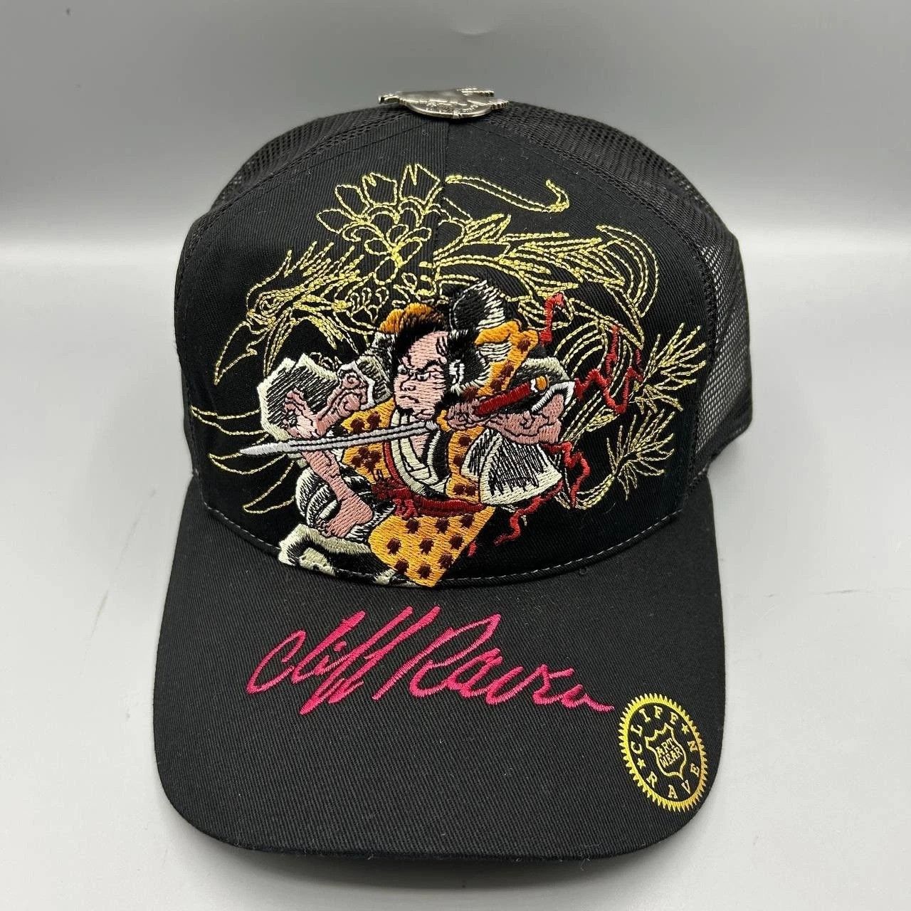 Other Vintage Cliff Raven Ed Hardy Japanese tattoo Snap back 90s Size ONE SIZE - 1 Thumbnail