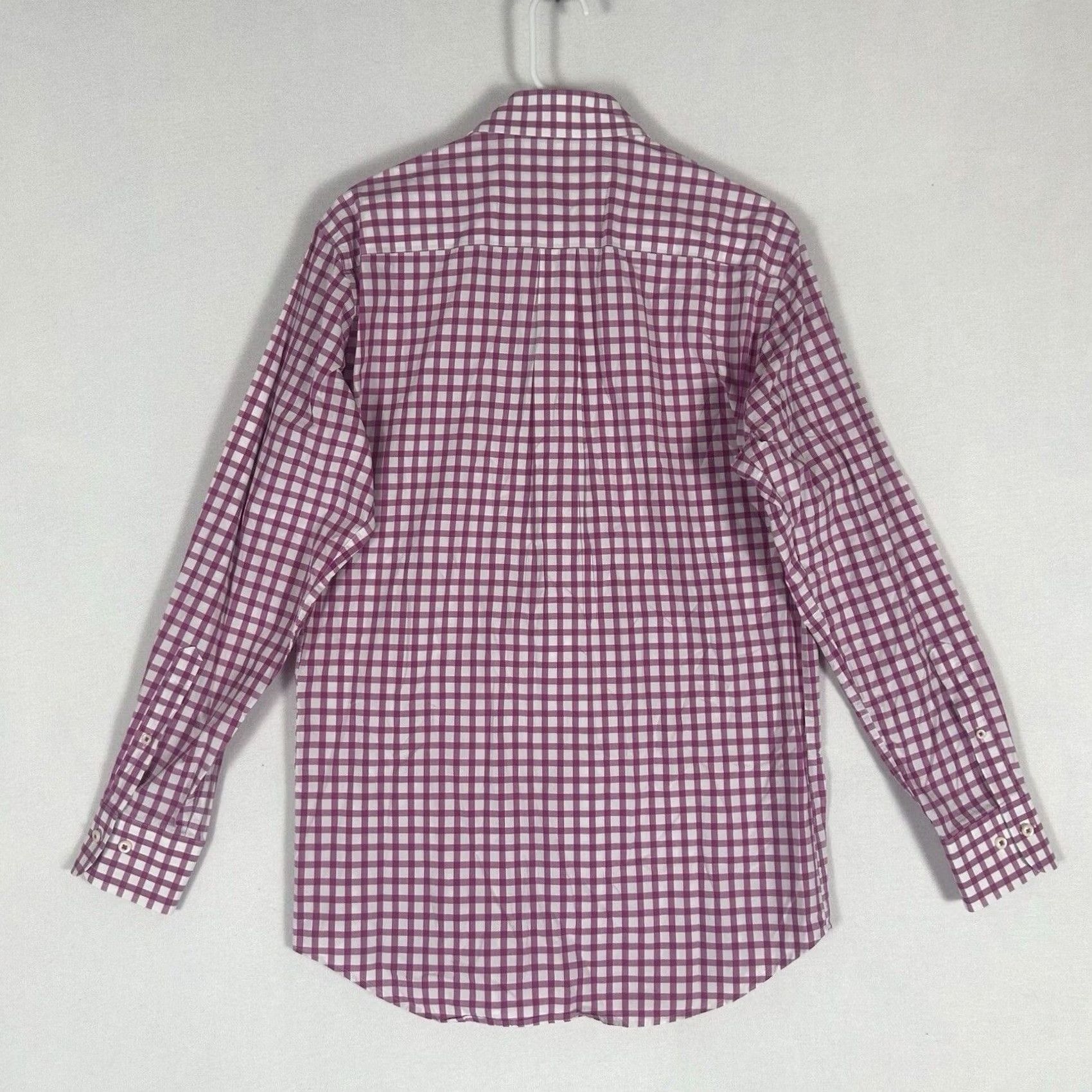 Peter Millar Peter Millar Button-Up Long Sleeve Shirt Mens M Casual Red Plaid Classic, Preppy, All Seasons, 100% Cotton Size US M / EU 48-50 / 2 - 5 Thumbnail