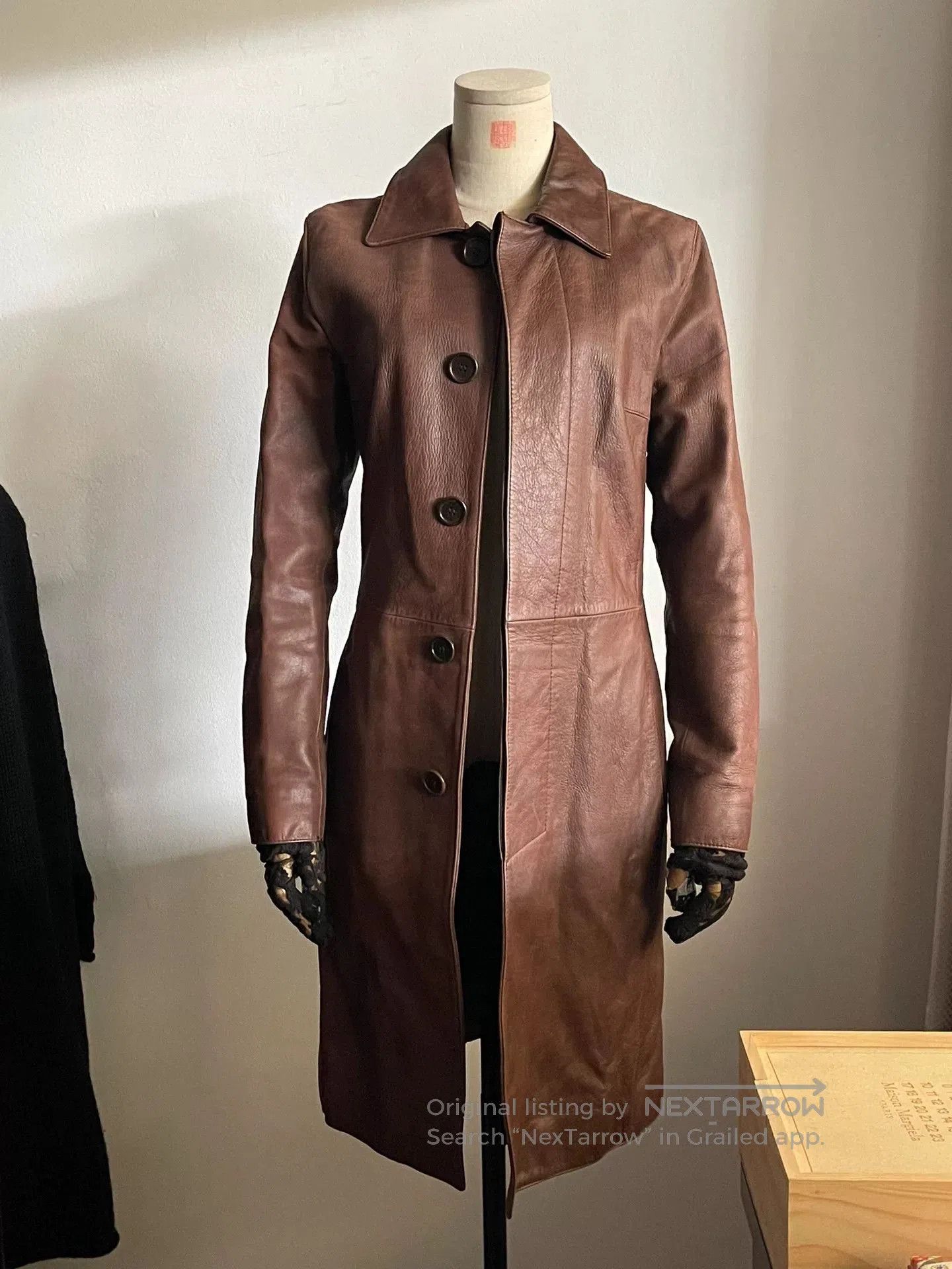 Dirk Bikkembergs Dirk Bikkembergs Leather Trench Coat. Size M / US 6-8 / IT 42-44 - 3 Thumbnail