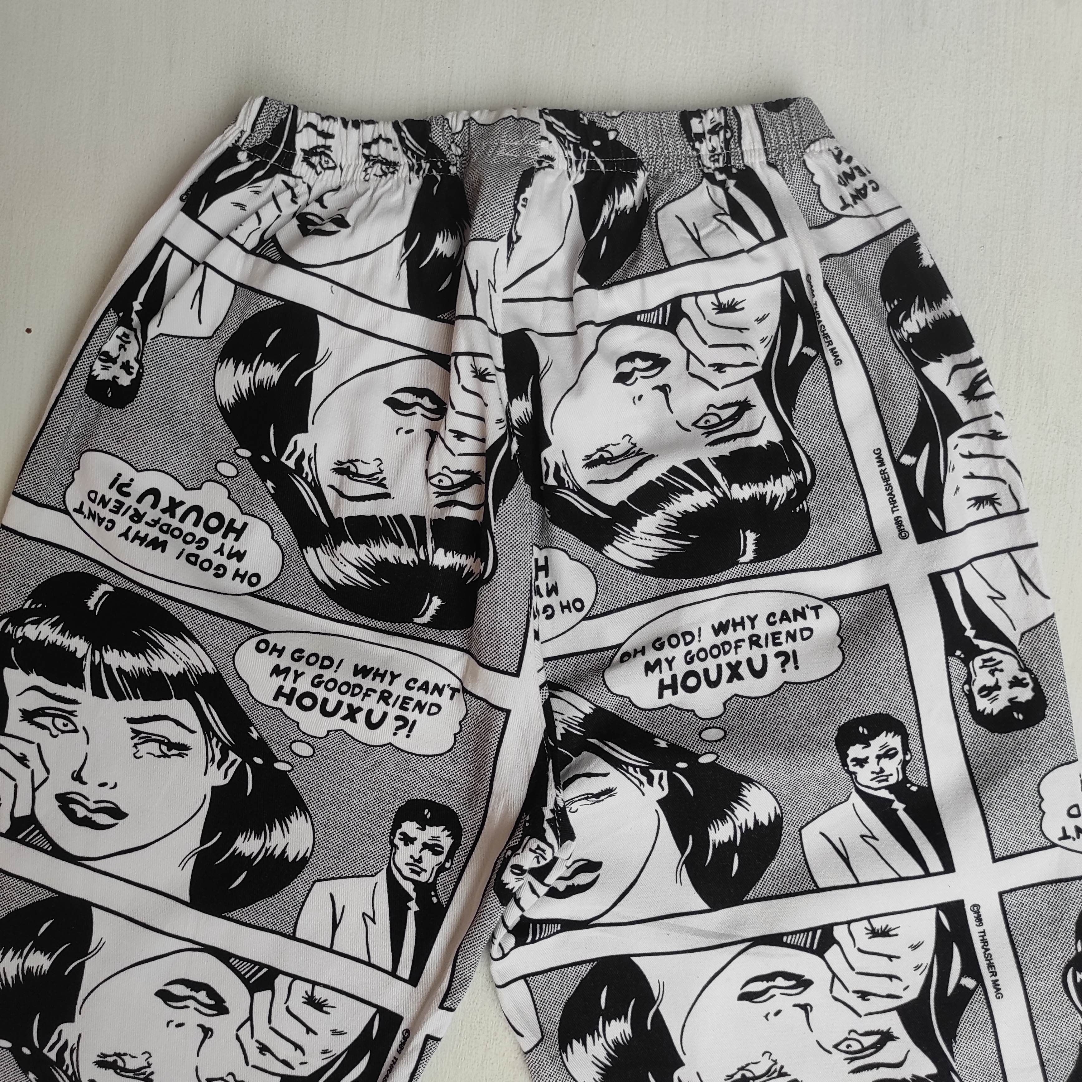 Thrasher Vintage Thrasher Magazine Jogger Pants Over Print Size US 28 / EU 44 - 10 Thumbnail