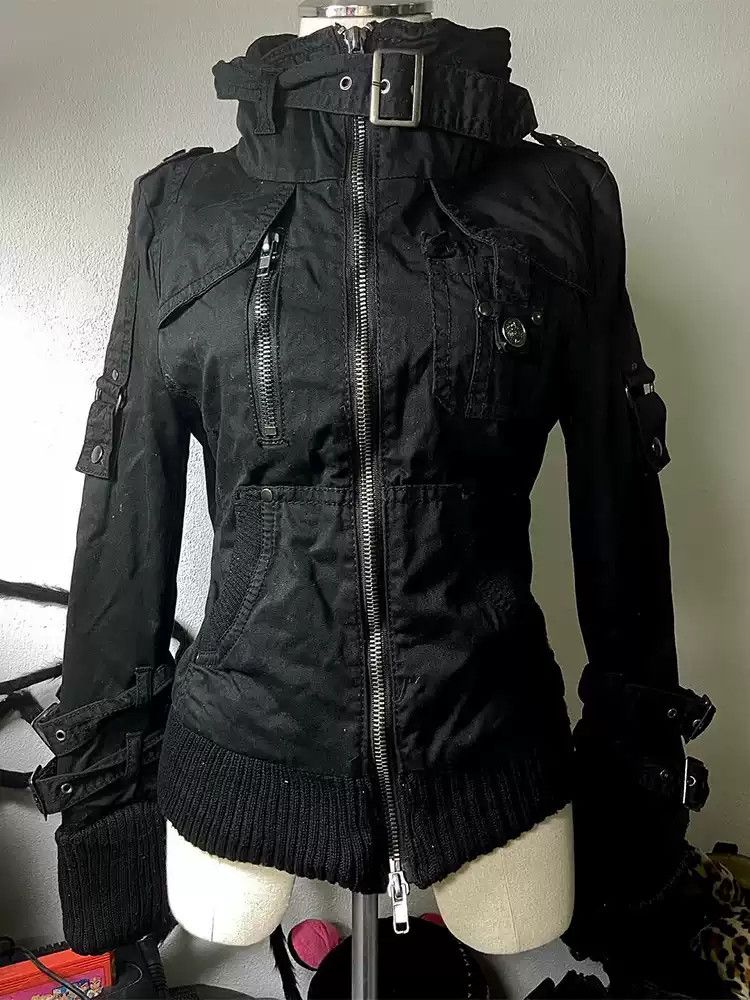 Other Archival Multi-Buckle Cyber-Goth Tactical Jacket Size M / US 6-8 / IT 42-44 - 1 Thumbnail